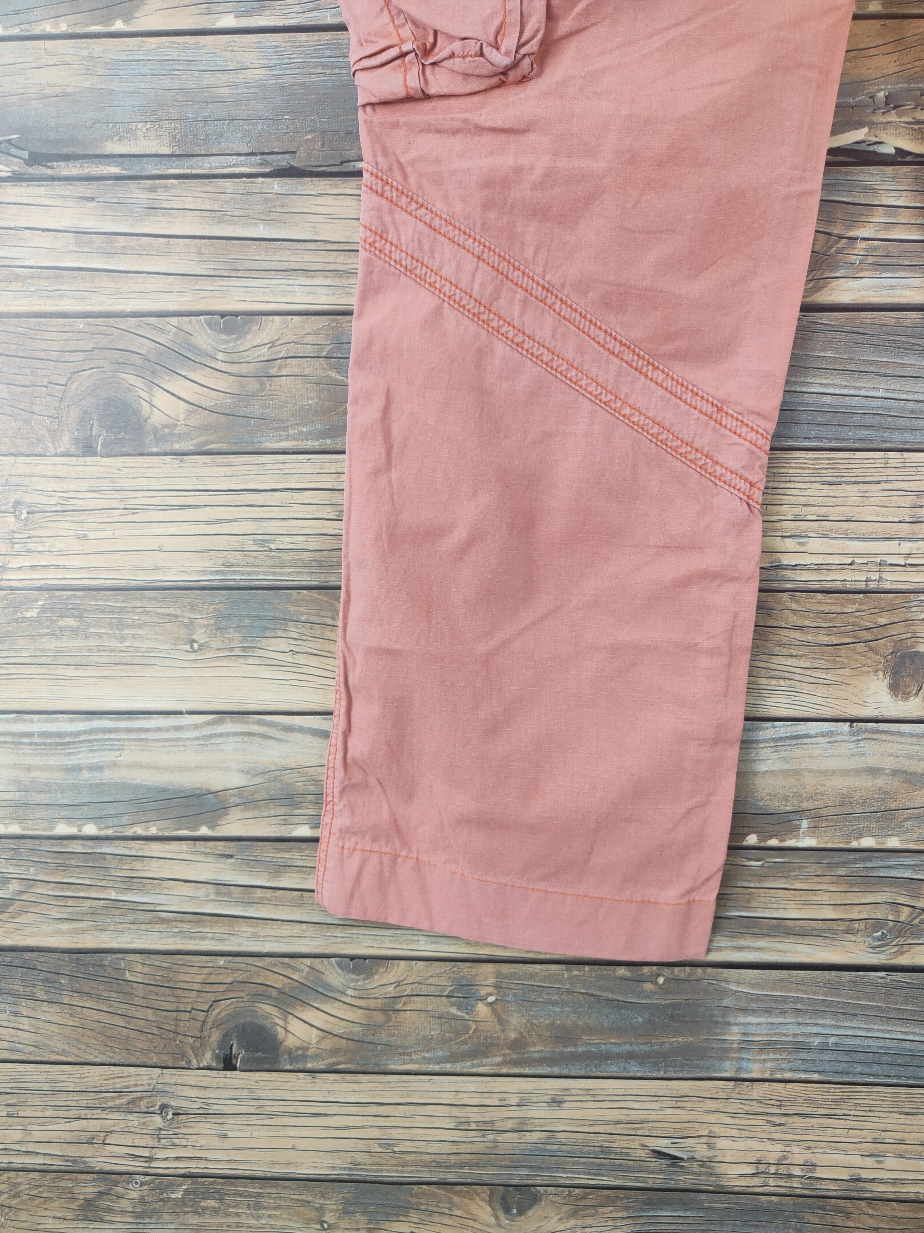 Polo Ralph Lauren DL Polo by Ralph Lauren Orange Multipocket Cargo Pants #2037 Size US 32 / EU 48 - 10 Thumbnail
