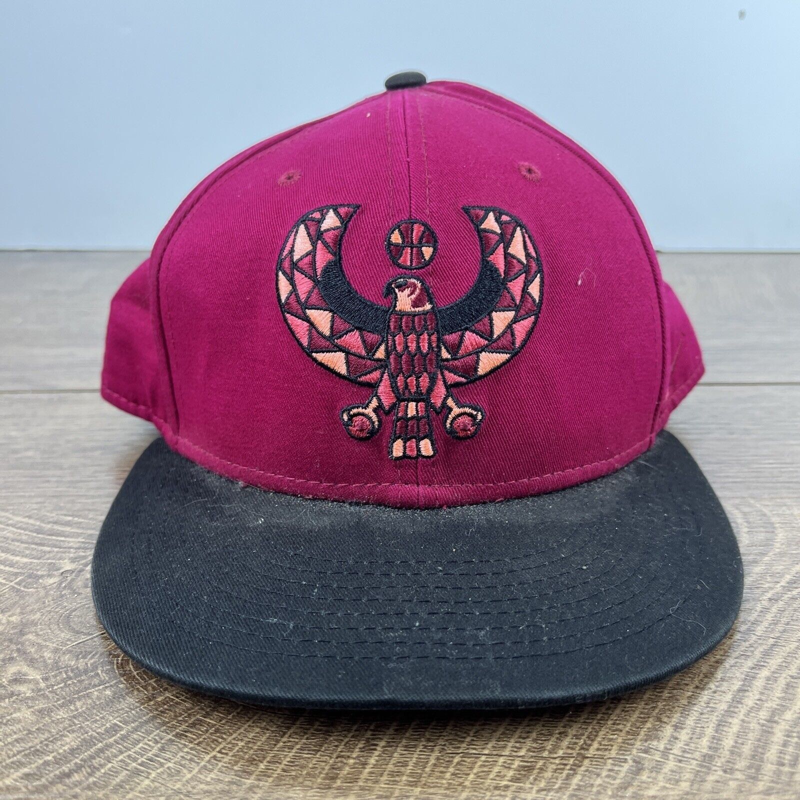 Nike Atlanta Hawks Nike Hat Maroon Snapback Red Adjustable Hat Ad Size ONE SIZE - 1 Thumbnail