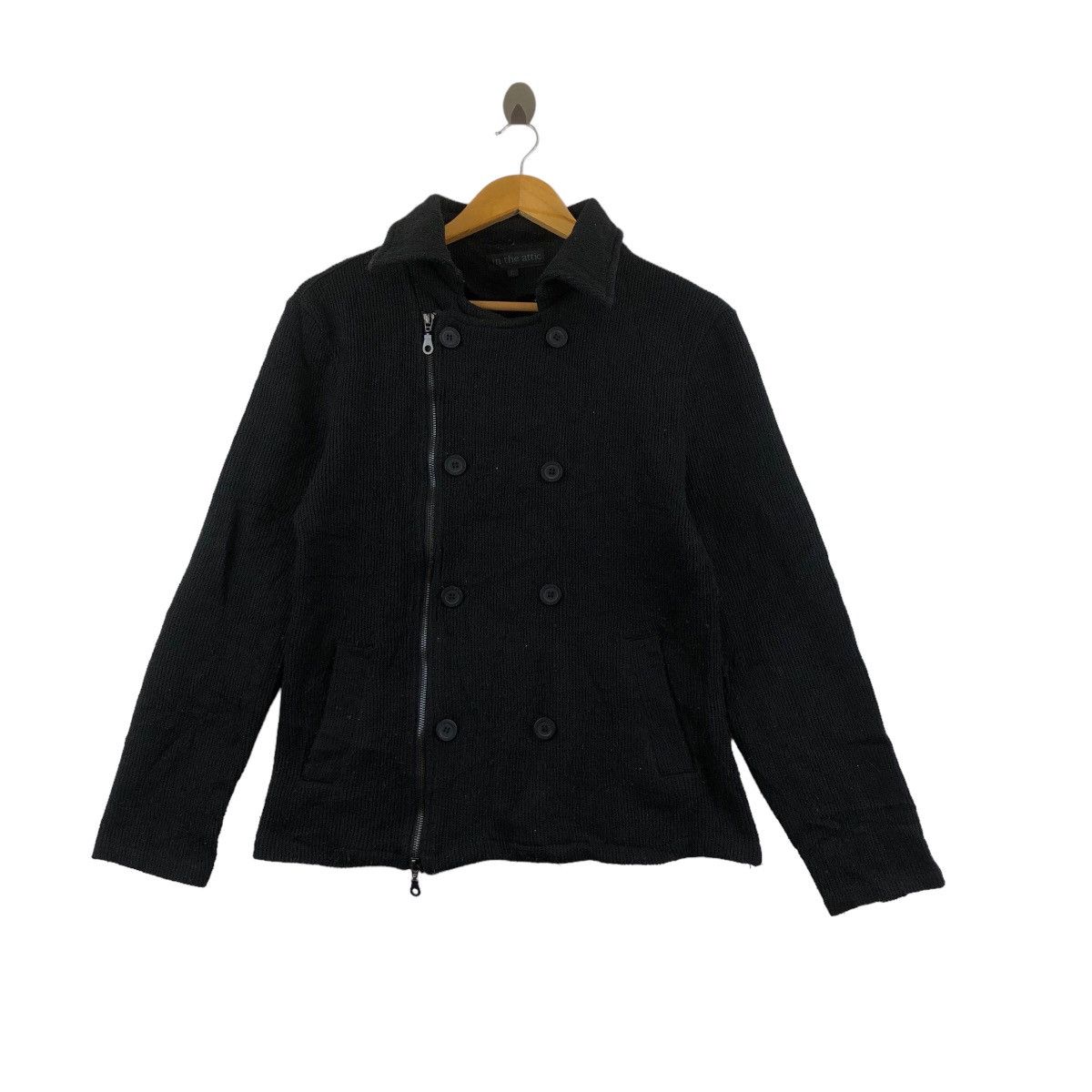 image of Vintage In The Attic Jacket Seditionaries in Black, Men's (Size Large)