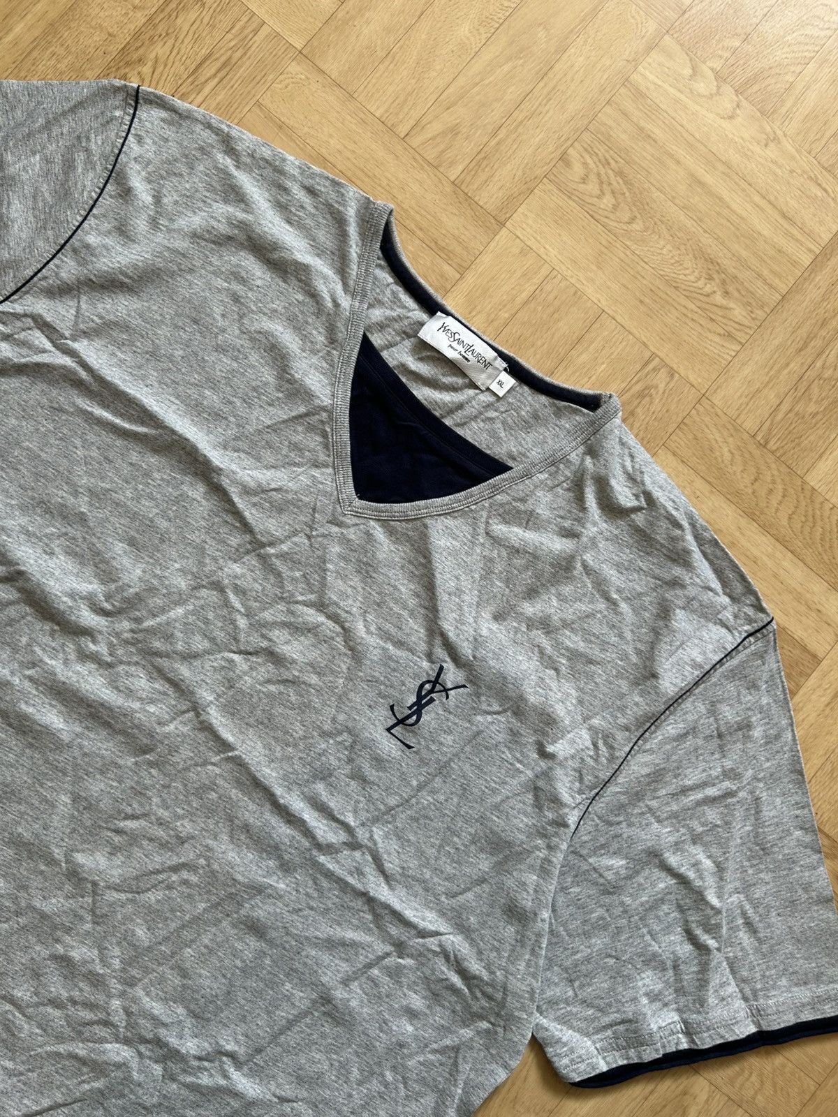 Yves Saint Laurent YSL YVES SAINT LAURENT VINTAGE SHORT SLEEVE T-SHIRT SIZE XXL Size US XXL / EU 58 / 5 - 1 Thumbnail