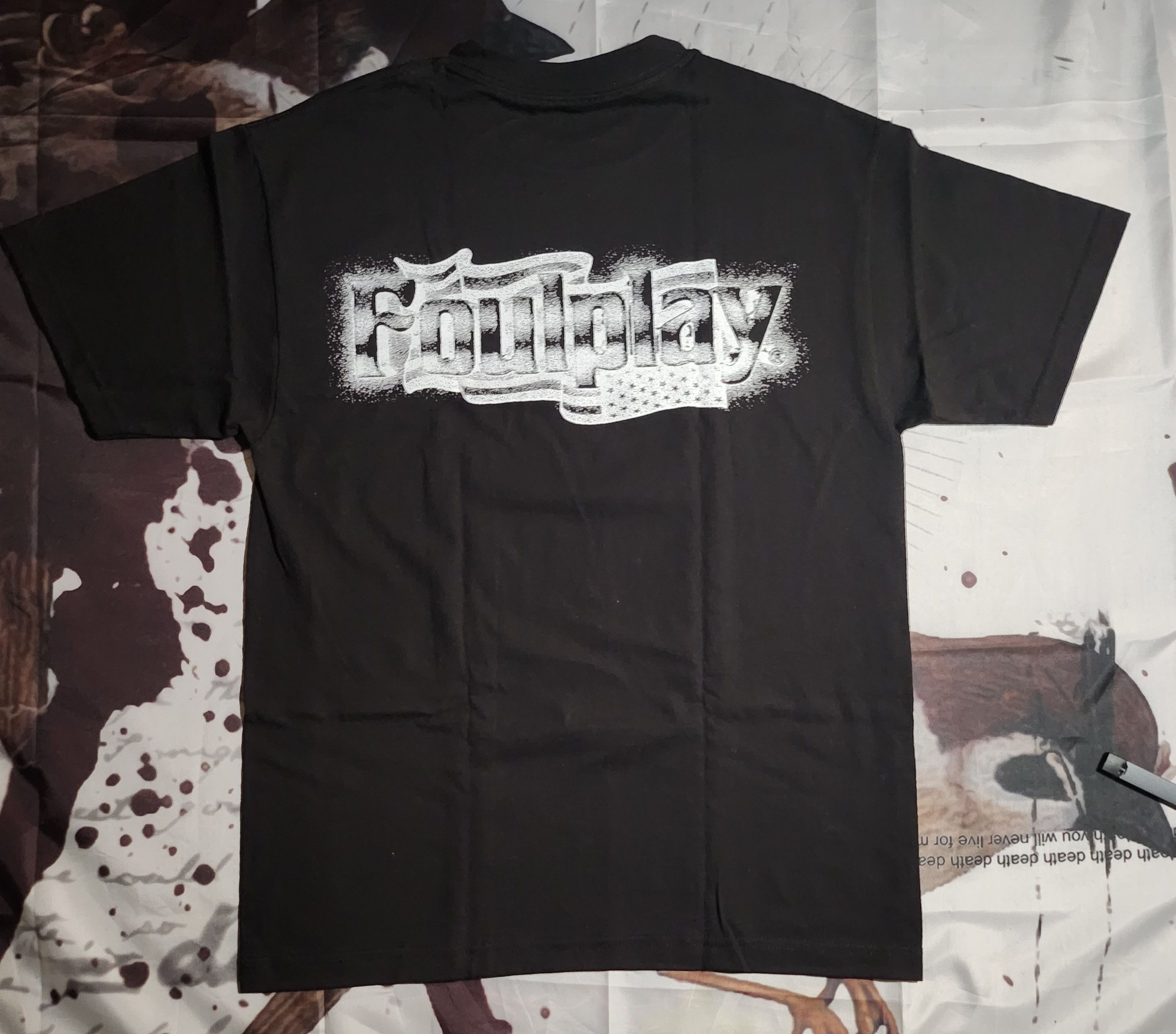 Foulplay Company Foulplay Flag Logo Tee Size US M / EU 48-50 / 2 - 2 Thumbnail