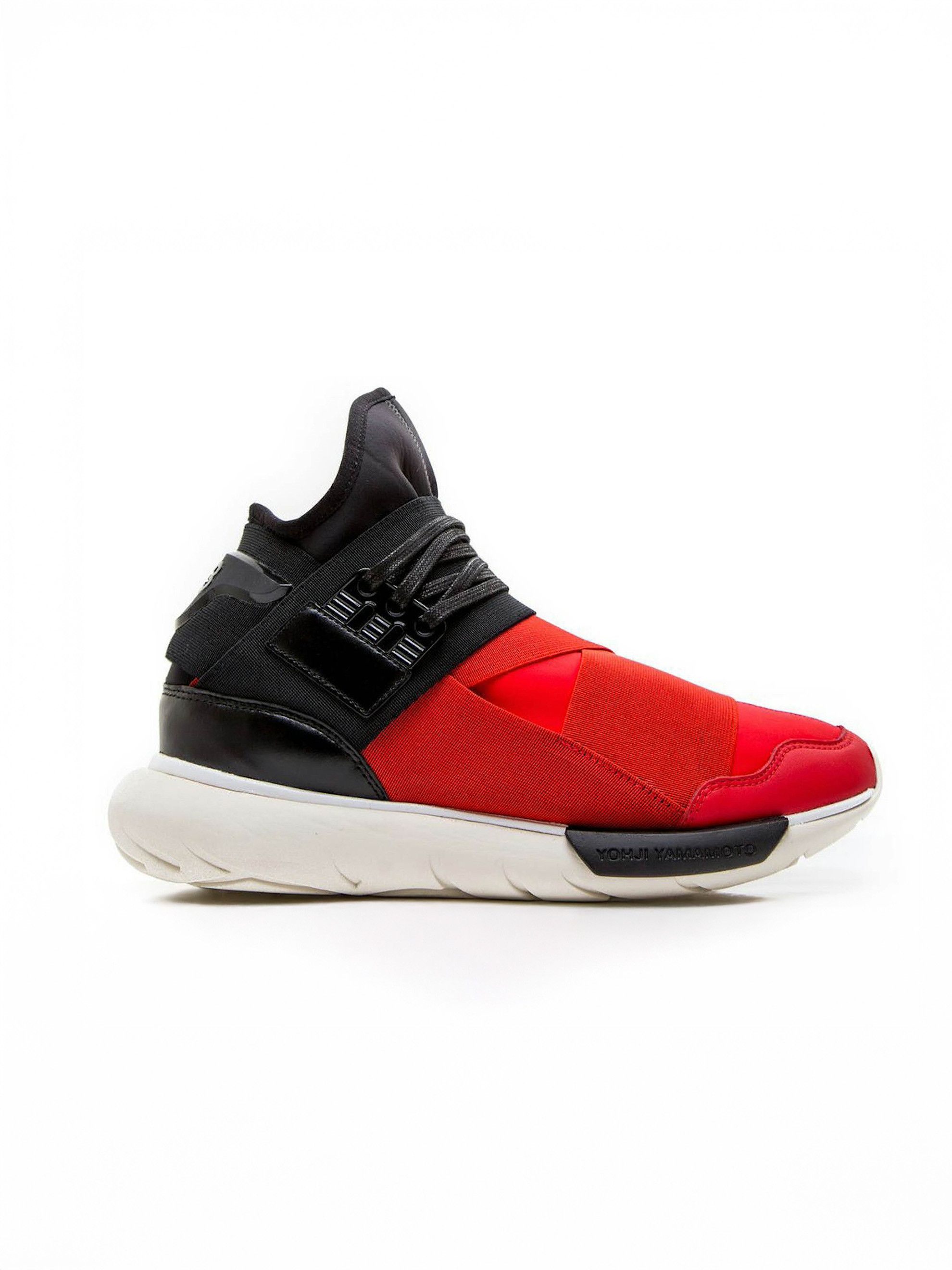 Adidas adidas Y-3 Qasa High Red Black Size US 11 / EU 44 - 4 Thumbnail