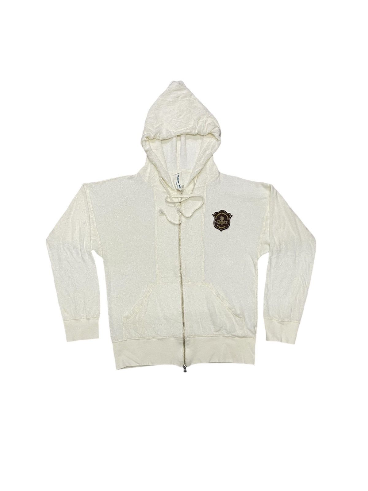 Vivienne Westwood 90s VIVIENNE WESTWOOD HOMEWEAR FLEECE ZIPPER HOODIE Size US L / EU 52-54 / 3 - 1 Thumbnail