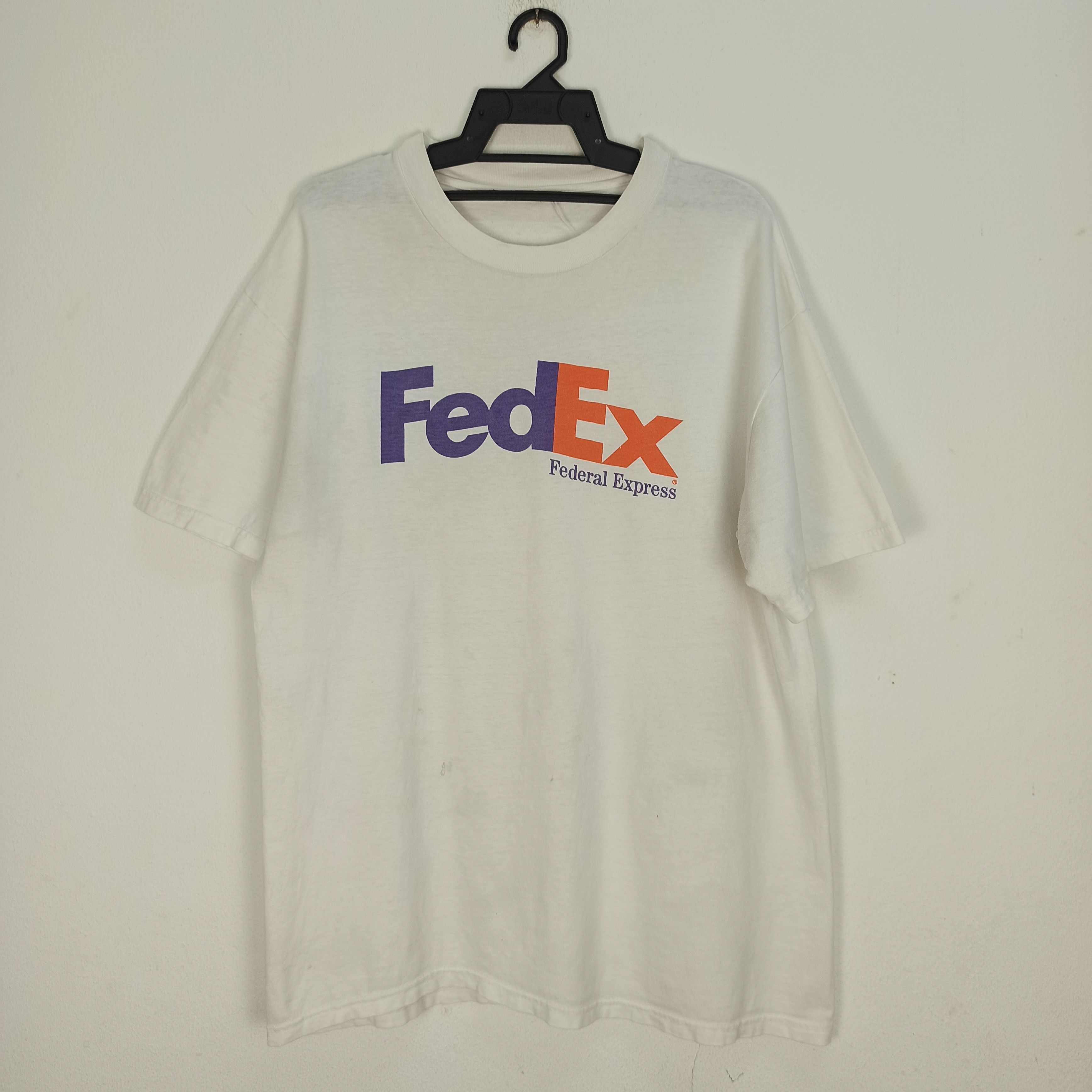 トップス 90s FedEx faded vintage T-shirt 90s FedEx faded vintage T-shirt