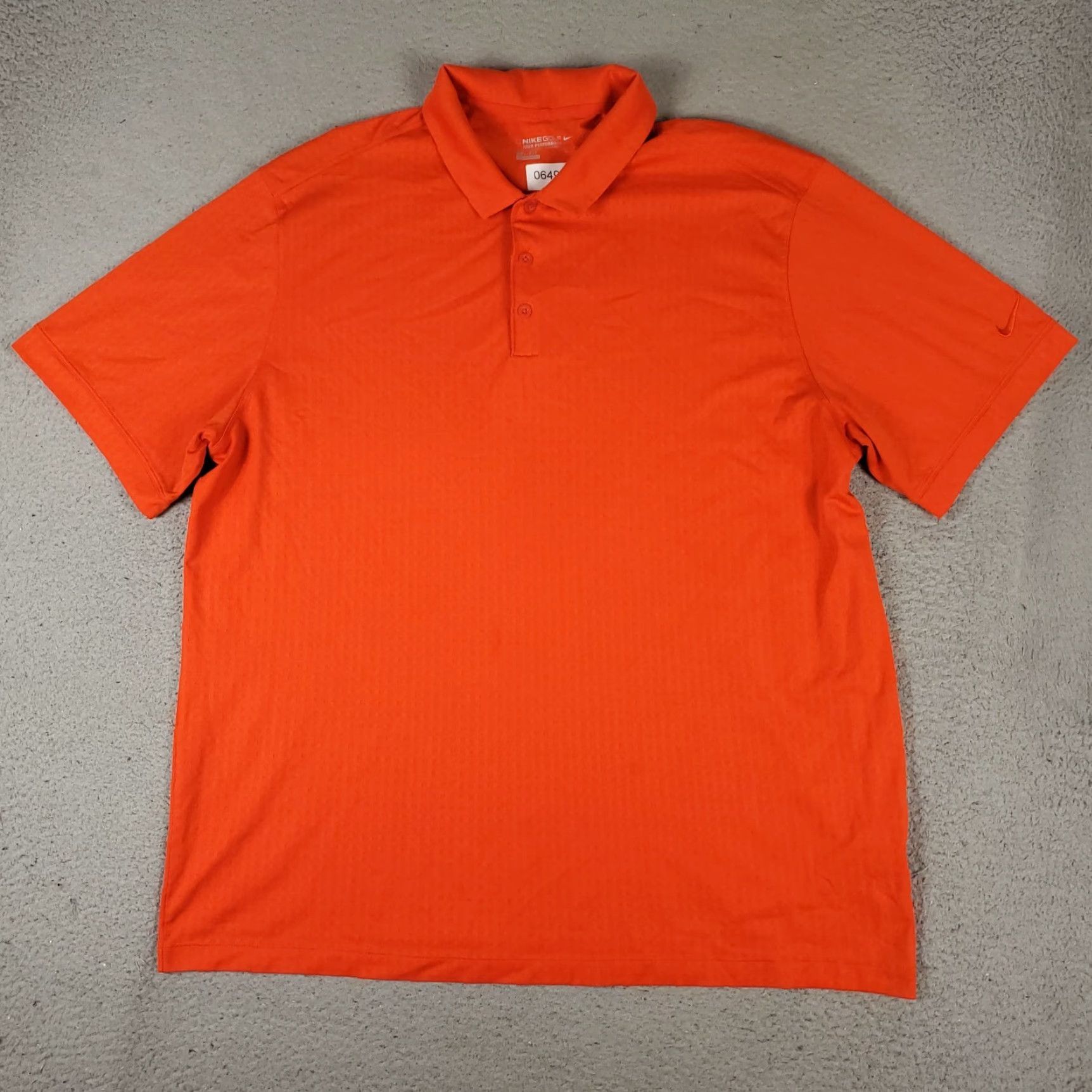 Nike Nike Polo Shirt Mens Size 2XL Orange Swoosh Golf Casual Short Sleeve Size US XXL / EU 58 / 5 - 2 Thumbnail