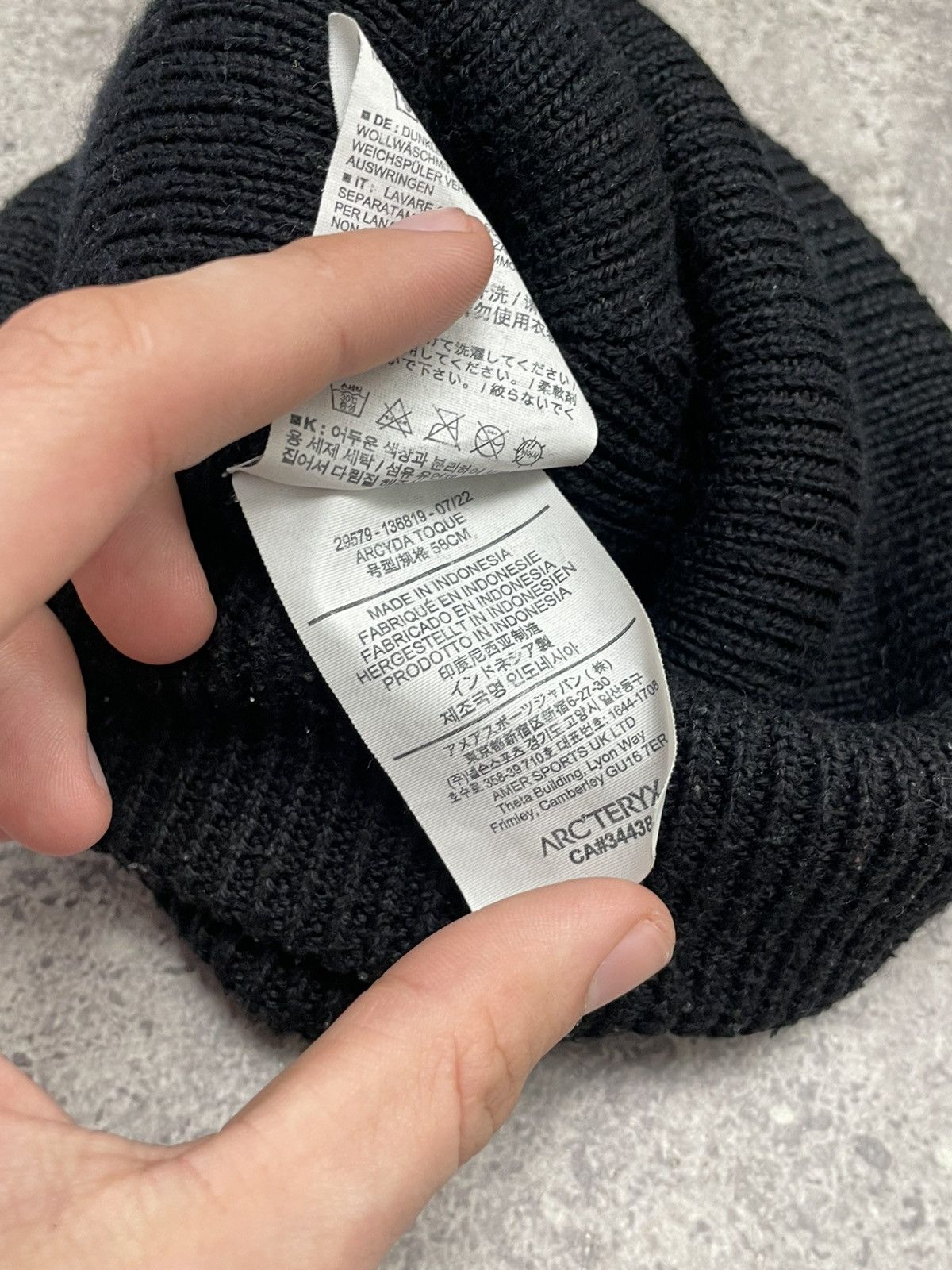 Arc'teryx × Vintage Arcteryx hat black unisex mini logo Size ONE SIZE - 5 Thumbnail