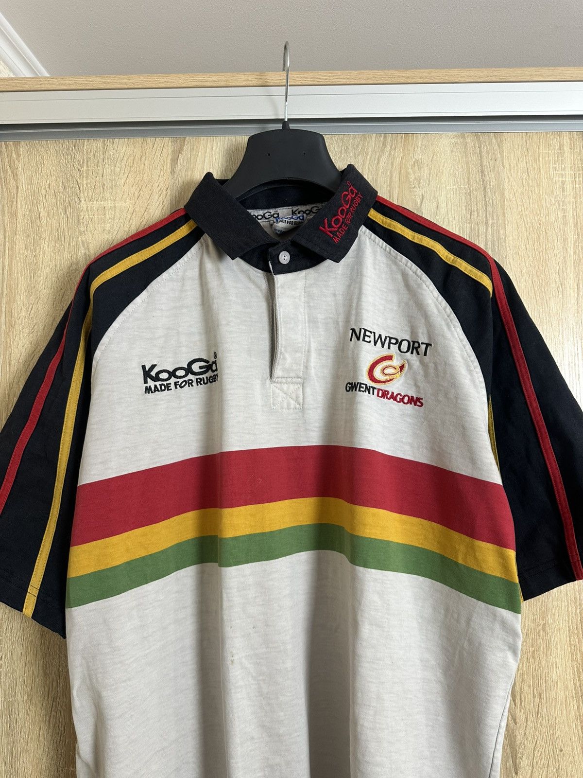 Vintage 🔥 2003 2005 Newport Gwent Dragons Rugby Pro Away Shirt Size US XL / EU 56 / 4 - 2 Thumbnail