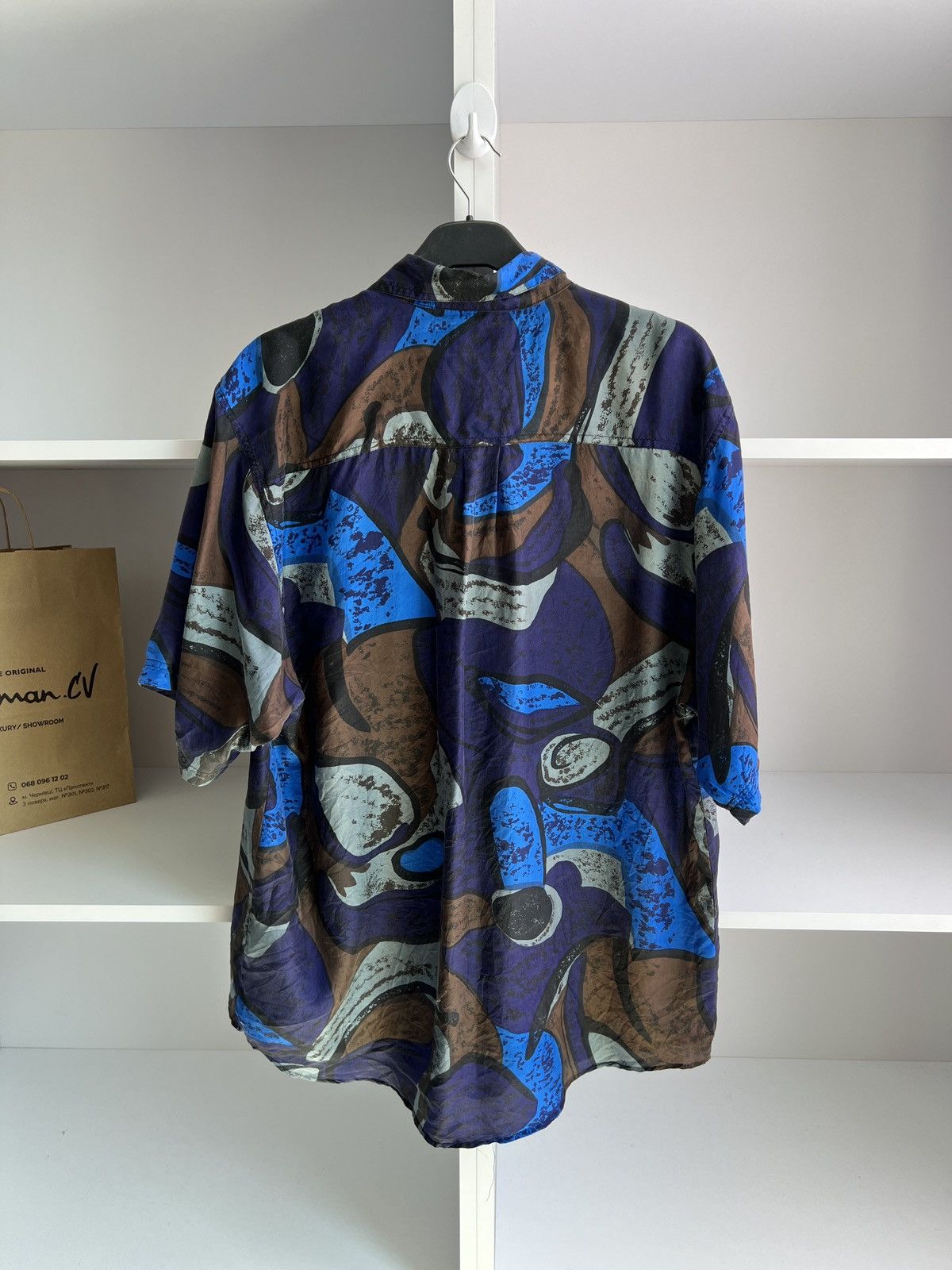 Designer × Vintage Vintage Baco Da Setta Short Sleeve Shirt Size US L / EU 52-54 / 3 - 8 Thumbnail