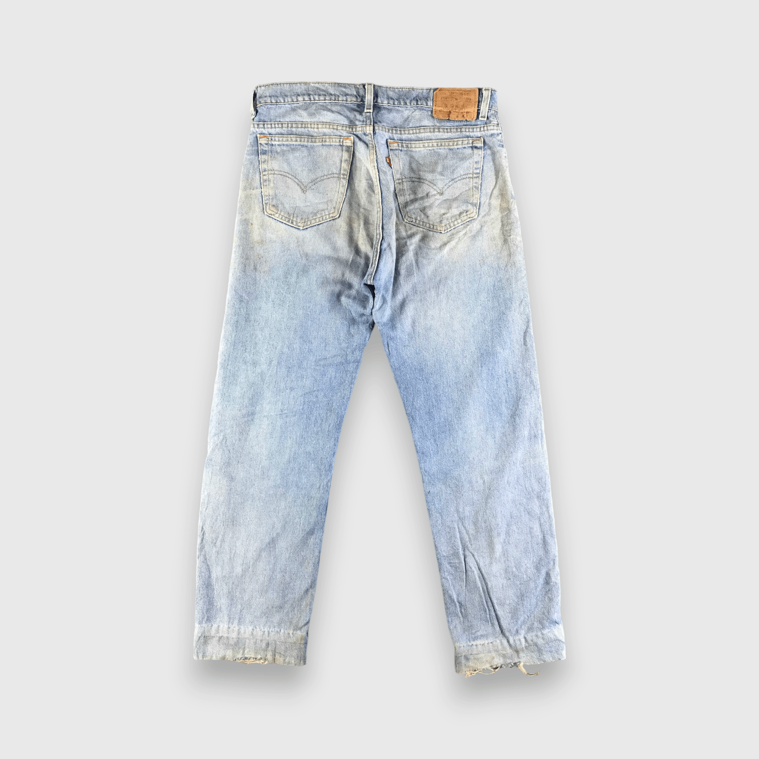 Levi's 90s Vintage Blue Wash Levis 505 Jeans-J3969 Size US 36 / EU 52 - 2 Thumbnail