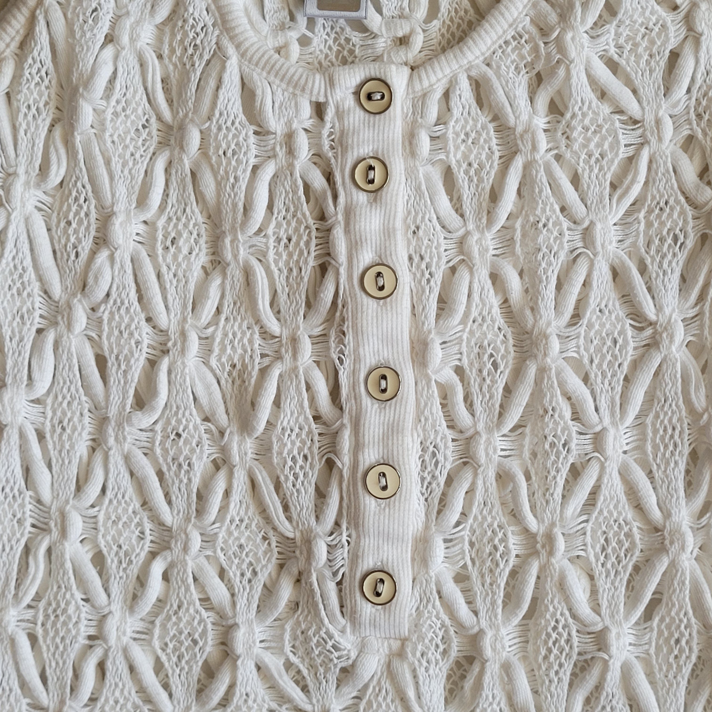 Dolce & Gabbana Early 2000s D&G openwork tank top Size S / US 4 / IT 40 - 6 Thumbnail