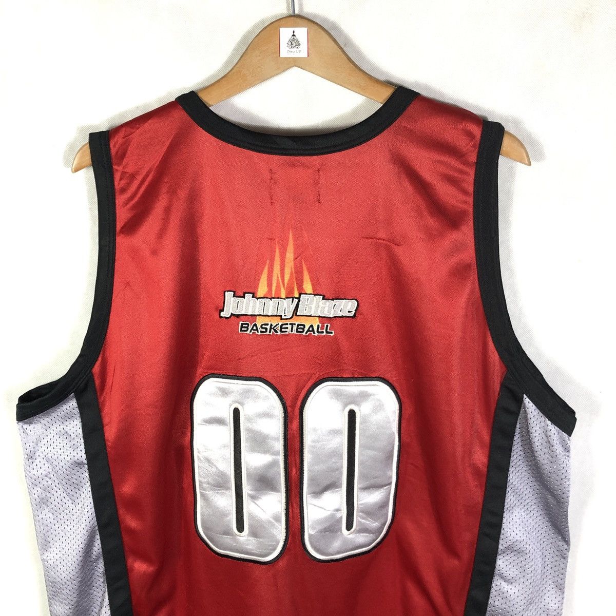 NBA Rare! Johnny Blaze Embroidered Logo Jersey Tank Method Man Size US XL / EU 56 / 4 - 6 Thumbnail