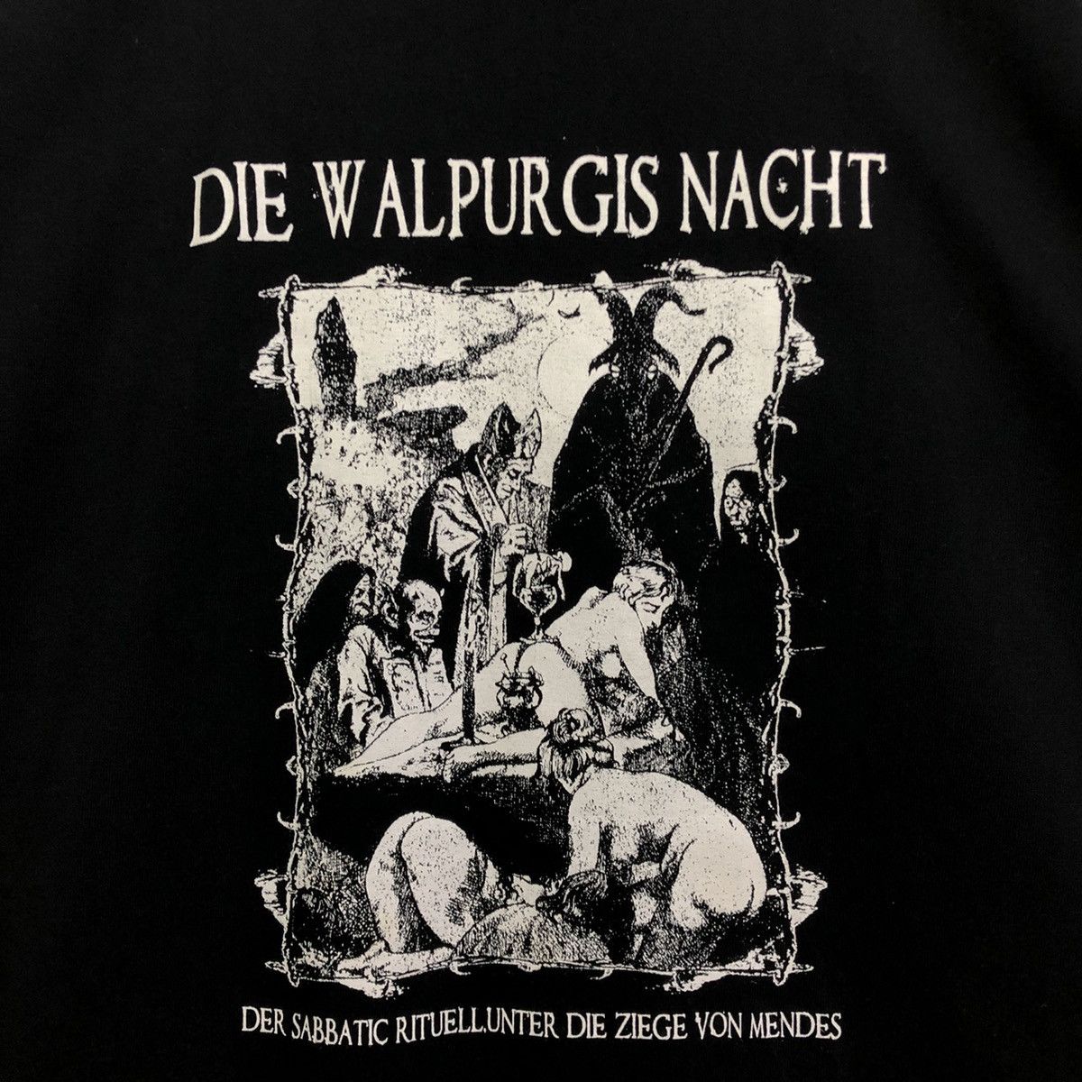 Insane Cult Die Walpurgis Nacht Satanic Concept Territory Occult Tshirt Size US XL / EU 56 / 4 - 4 Thumbnail