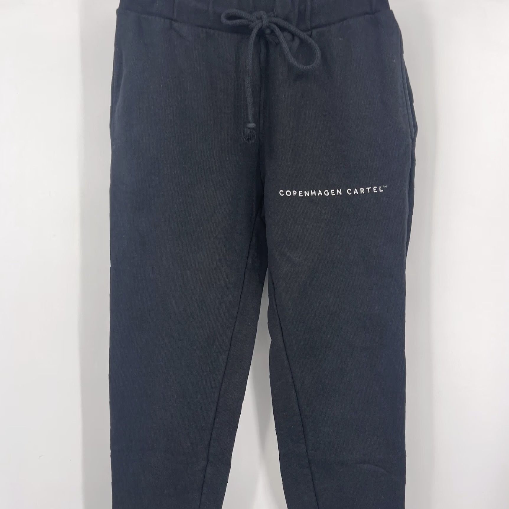 ARKK Copenhagen Copenhagen Joggers Pants Womens Small Black Organic Cotton Minimalist Tapered 90s Bohemian Size 28" / US 6 / IT 42 - 6 Thumbnail