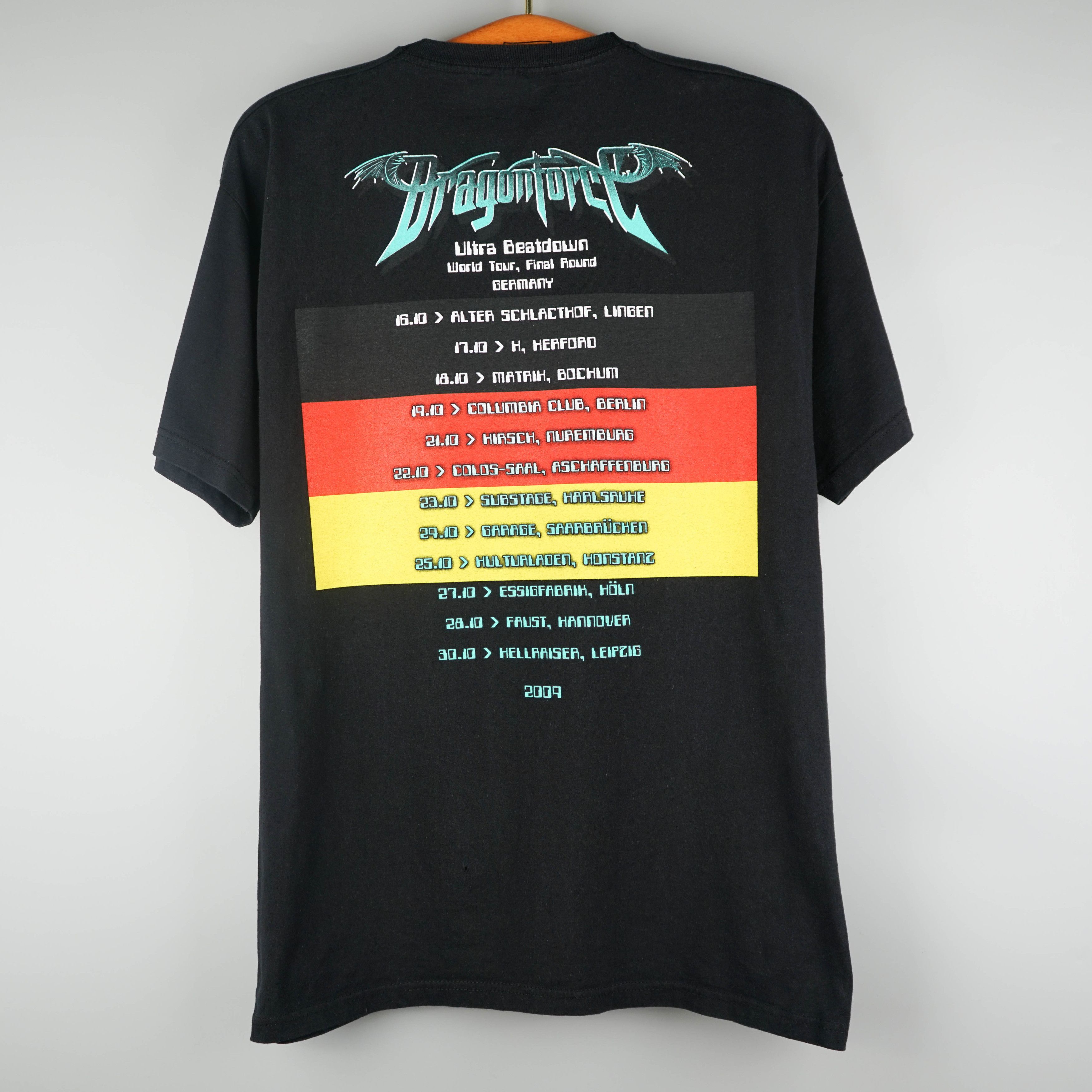Band Tees × Vintage vintage 2009 DragonForce T-Shirt 09 Tour Size US M / EU 48-50 / 2 - 5 Thumbnail