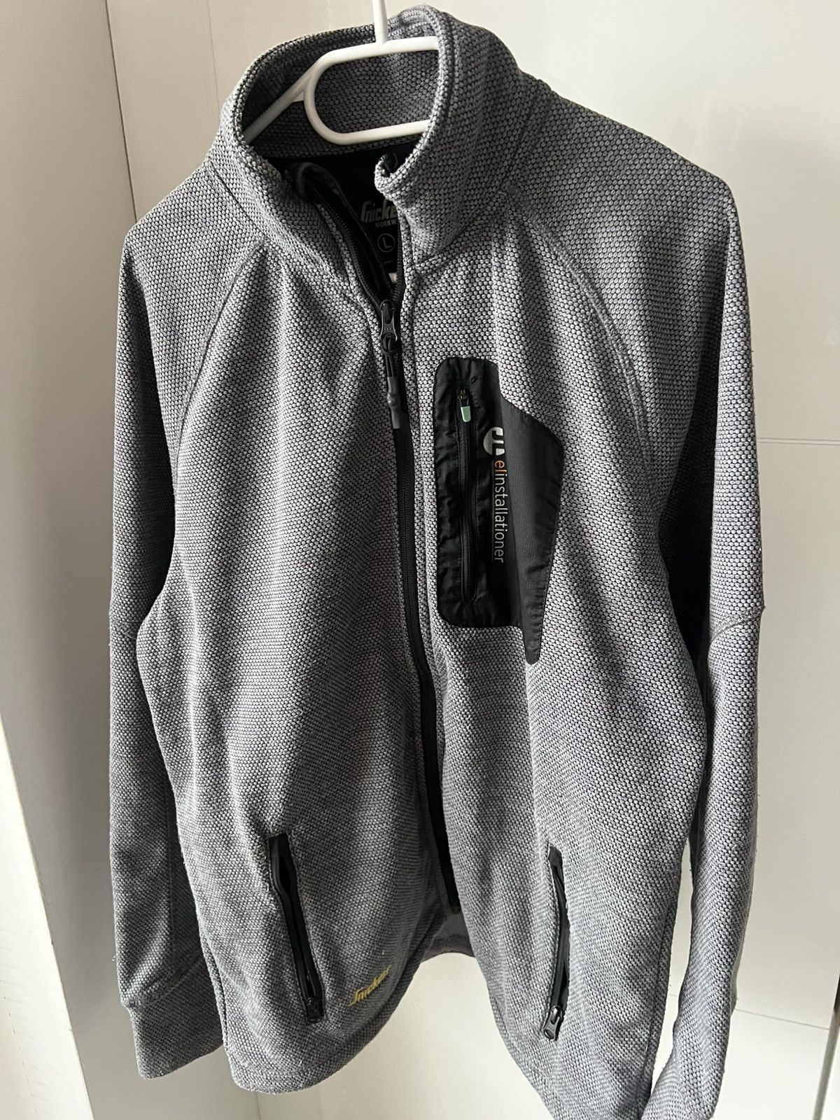 Other Snickers Workwear Zip Ykk Embroidered Logo Polyester Jacket Size US L / EU 52-54 / 3 - 5 Thumbnail