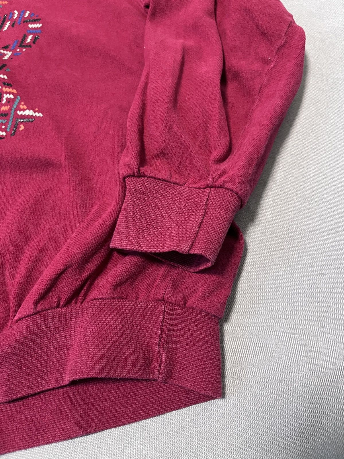 Missoni Missoni Vintage Italy Sport Big Logo Red Sweatshirt Size US M / EU 48-50 / 2 - 5 Thumbnail