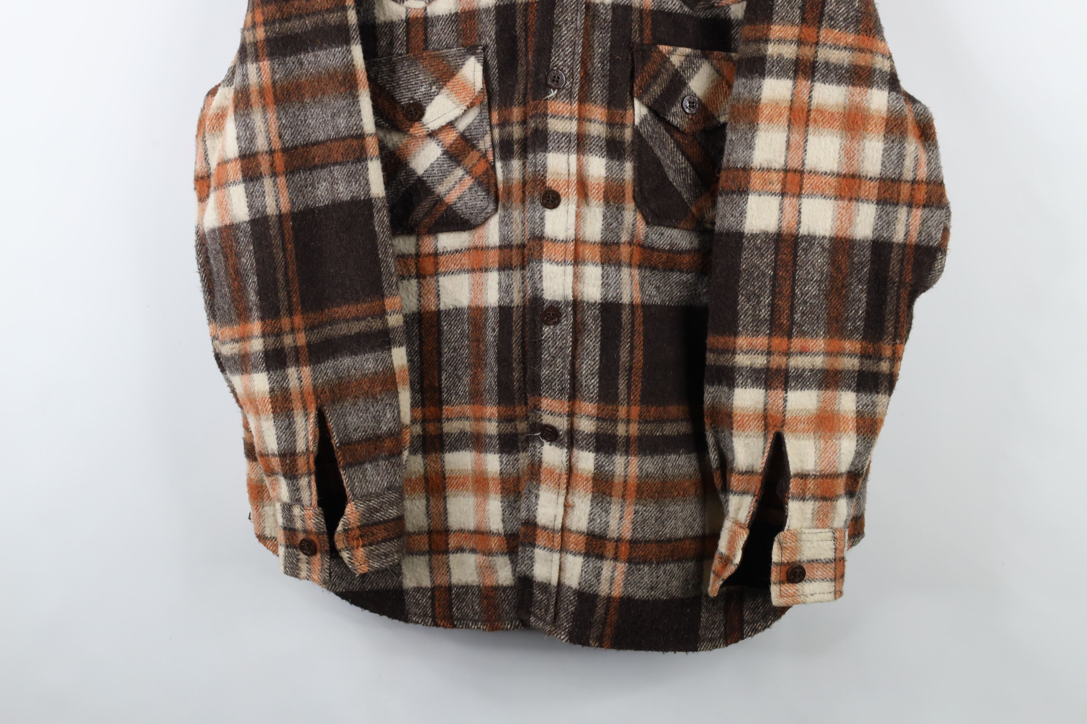 Vintage Vintage 70s Blend CPO Western Button Shirt Jacket Shacket Size US L / EU 52-54 / 3 - 3 Thumbnail