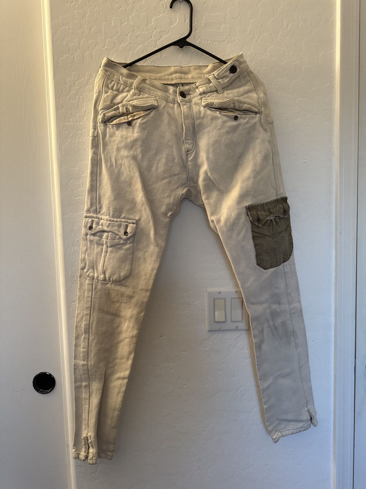 Vintage Vintage White Jeans Size US 30 / EU 46 - 1 Thumbnail