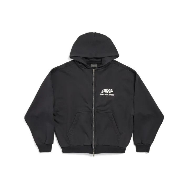Balenciaga Balenciaga Need for Speed Logo Zip Hoodie Size US M / EU 48-50 / 2 - 1 Thumbnail