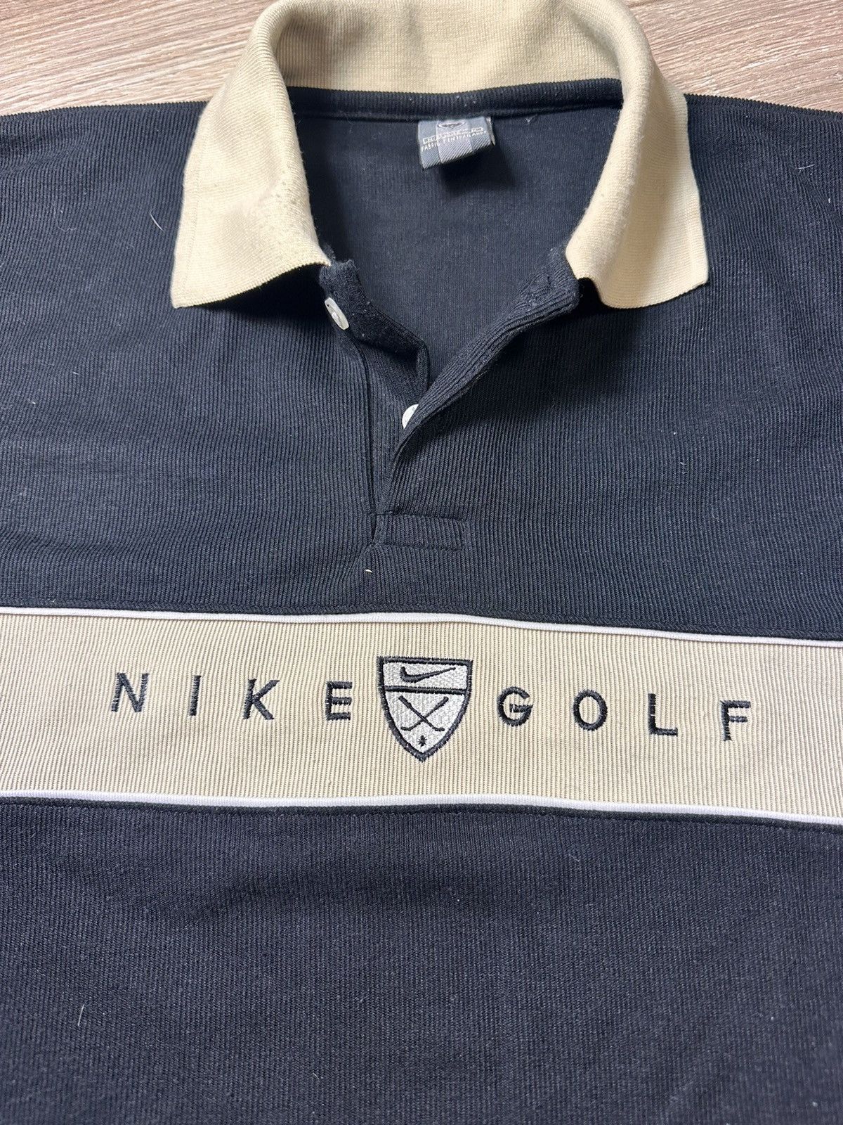 Nike × Vintage Vintage Nike Golf Spell Out Y2K Short Sleeves Polo Shirt Size US M / EU 48-50 / 2 - 4 Thumbnail