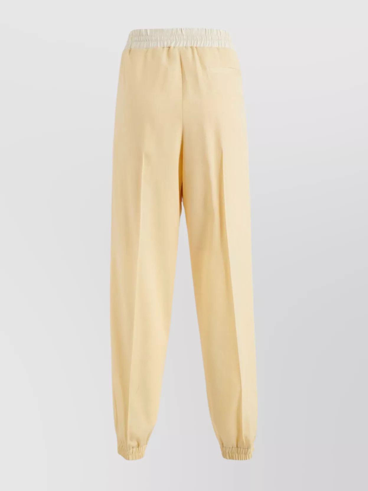 Jil Sander o1y1025 Jogger in Pastel Yellow Size 27" / US 4 / IT 40 - 2 Thumbnail