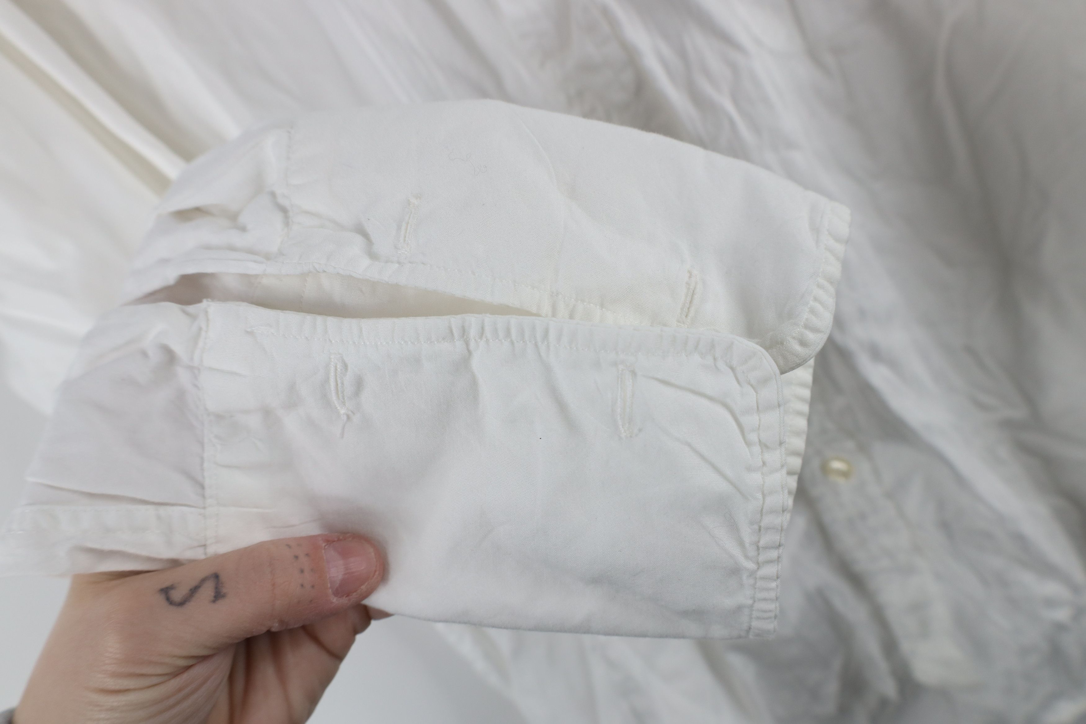 Vintage Vintage 50s Single Needle French Cuff Button Shirt USA Size US M / EU 48-50 / 2 - 8 Thumbnail