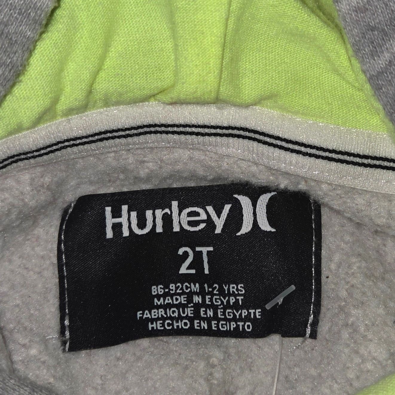 Hurley Hurley Boys' Heather Gray Pullover Sweater - Size 2T Size US XXS / EU 40 - 4 Thumbnail