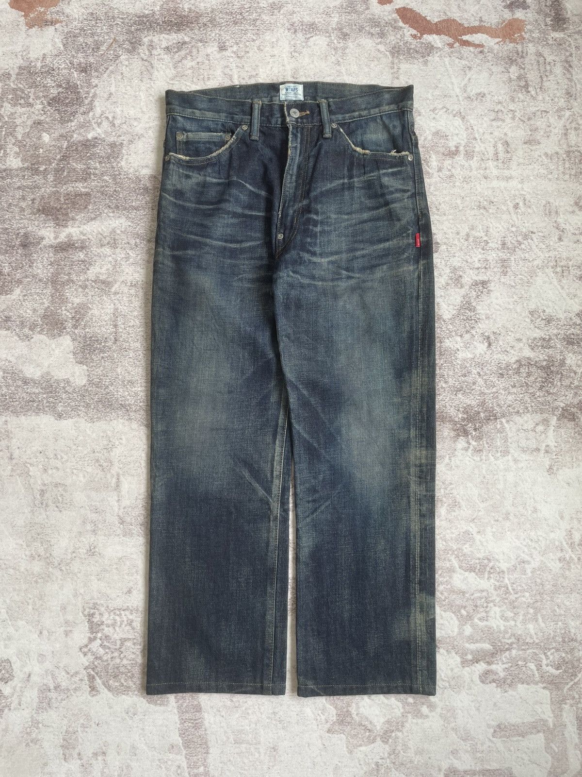 Wtaps FW13 WTAPS LIFIST Thrashed Denim Pants Size US 31 - 1 Thumbnail