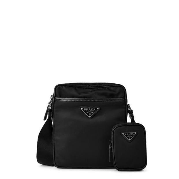 Prada Men'S Logo Pouch Messenger Bag Size ONE SIZE - 1 Thumbnail