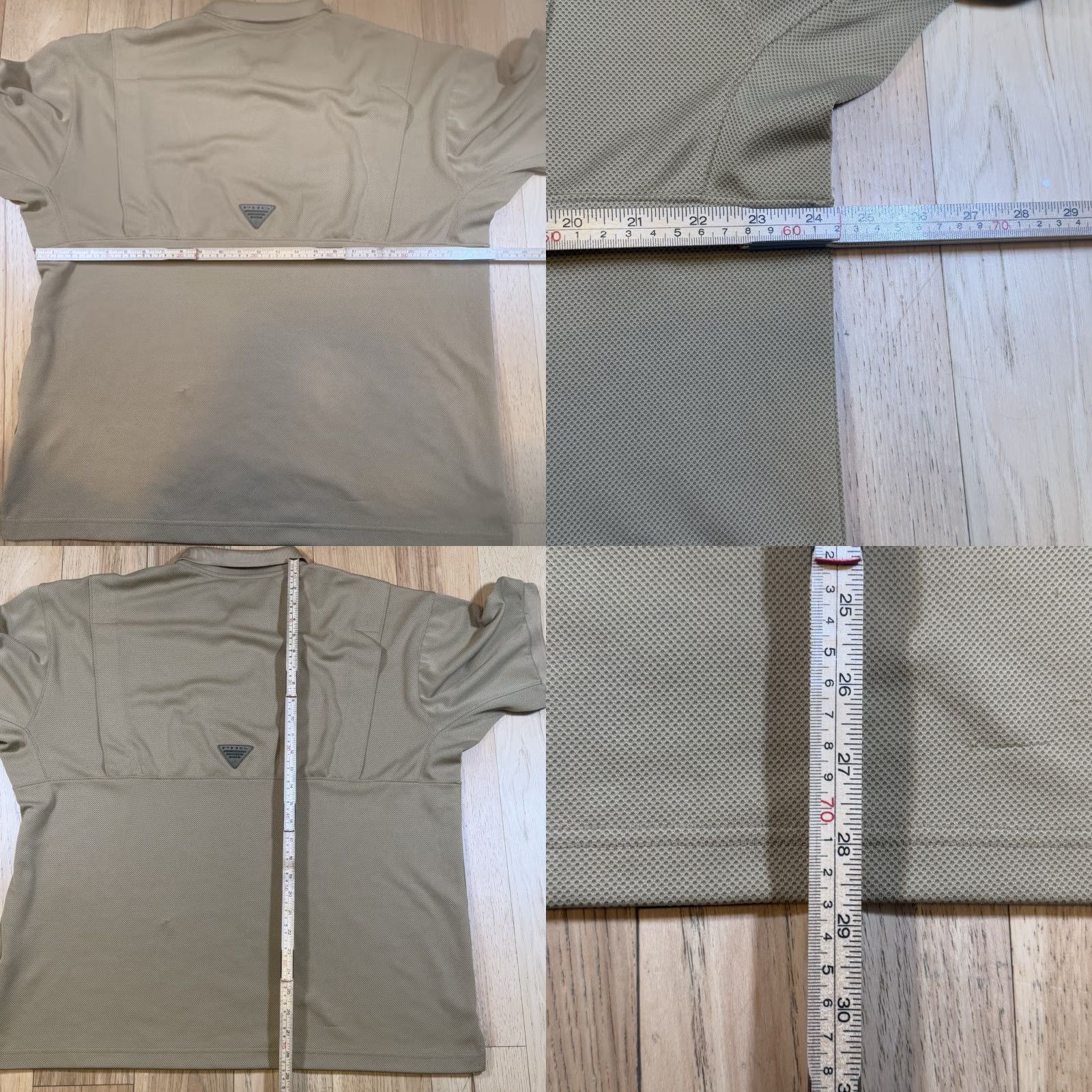 Vintage Columbia Polo Shirt Mens L Beige Omni-Shade Short Sleeve Shooting Pad Size US L / EU 52-54 / 3 - 8 Thumbnail