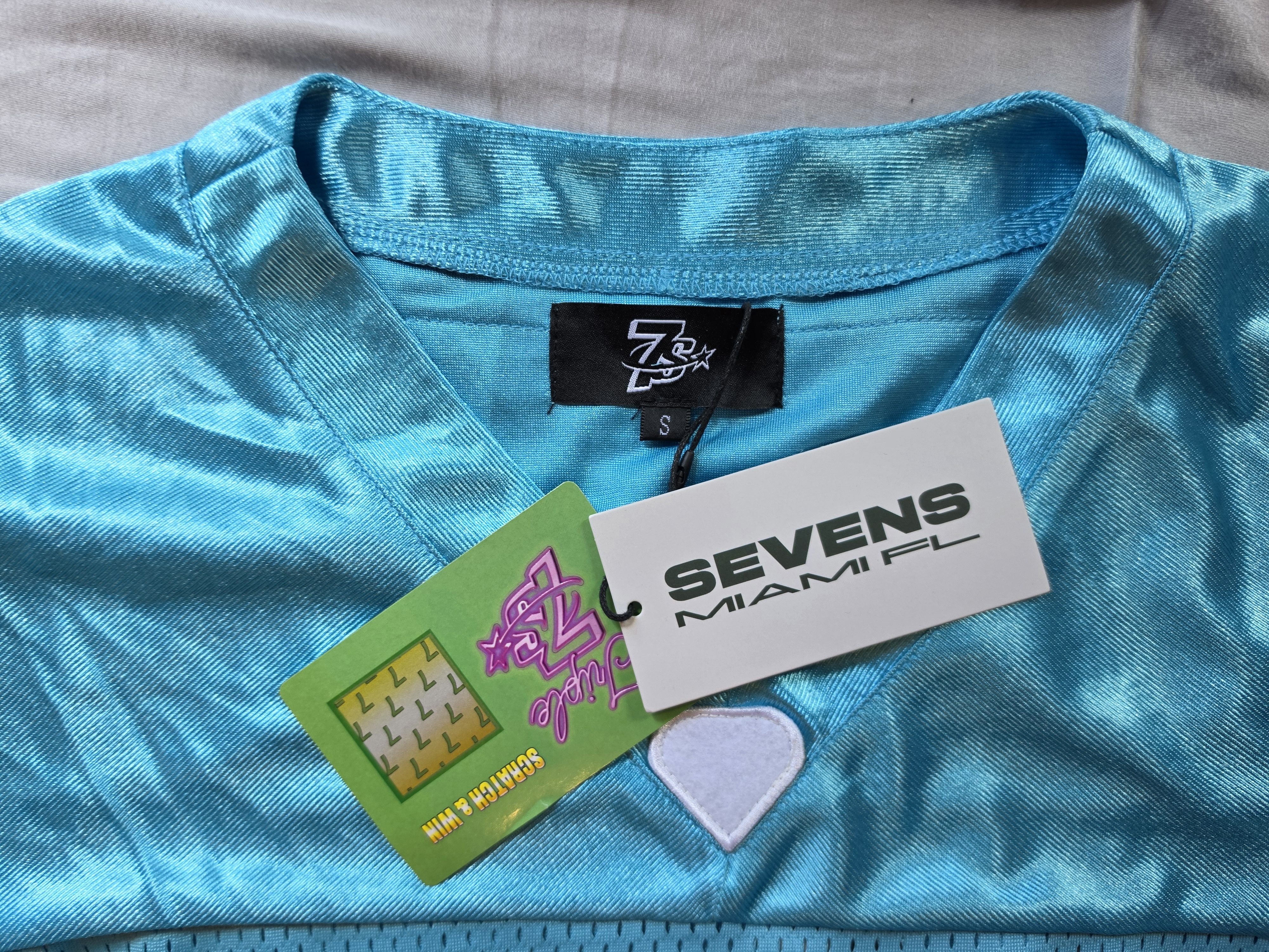 TRIPLE SEVENS Triple 7s Sevens Miami 777 Jersey Dolphins NFL Size S Size US S / EU 44-46 / 1 - 3 Thumbnail