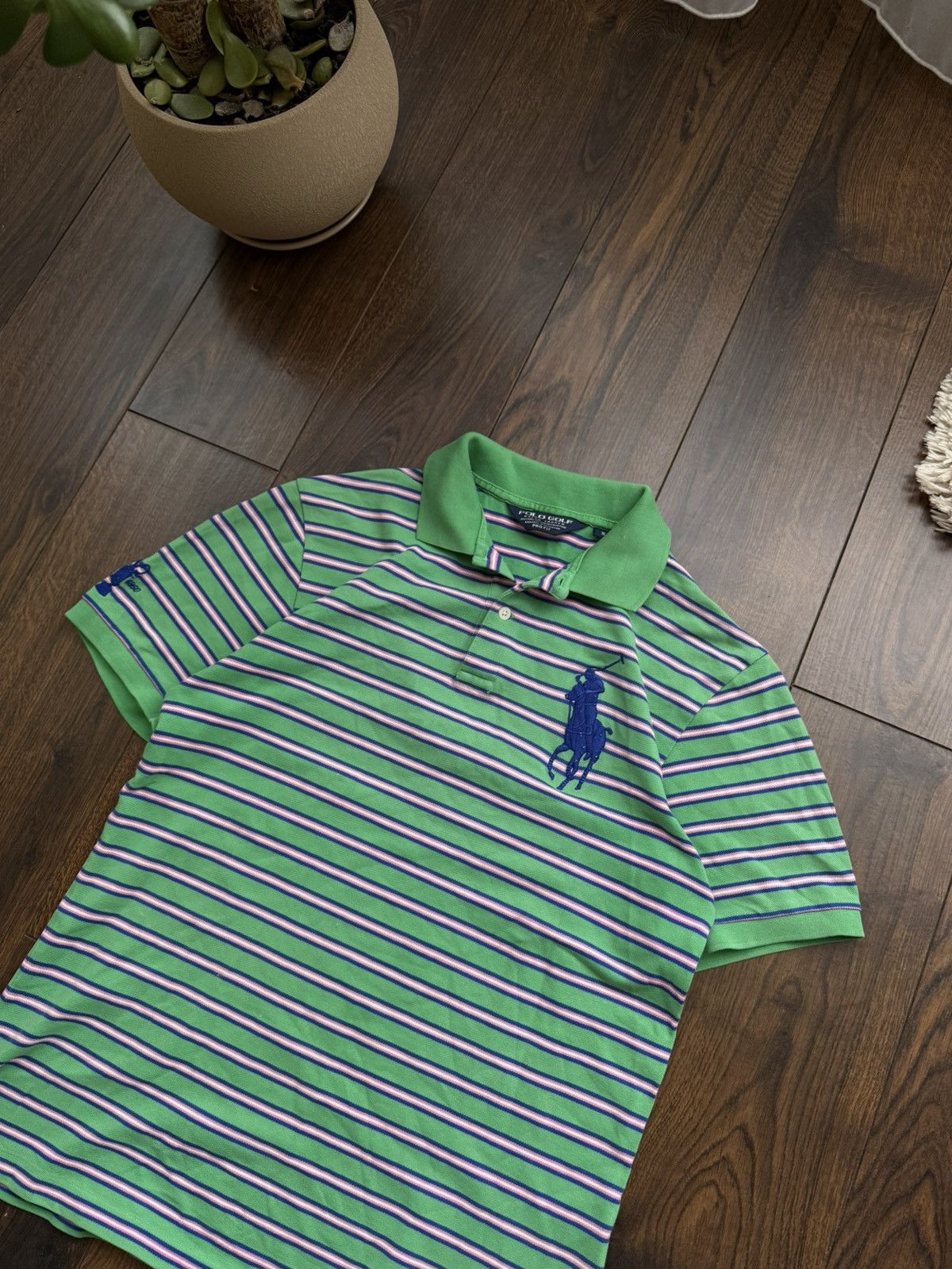 Ralph Lauren Polo Golf Ralph Lauren Polo Shirt Short Sleeve Striped Size US S / EU 44-46 / 1 - 3 Thumbnail