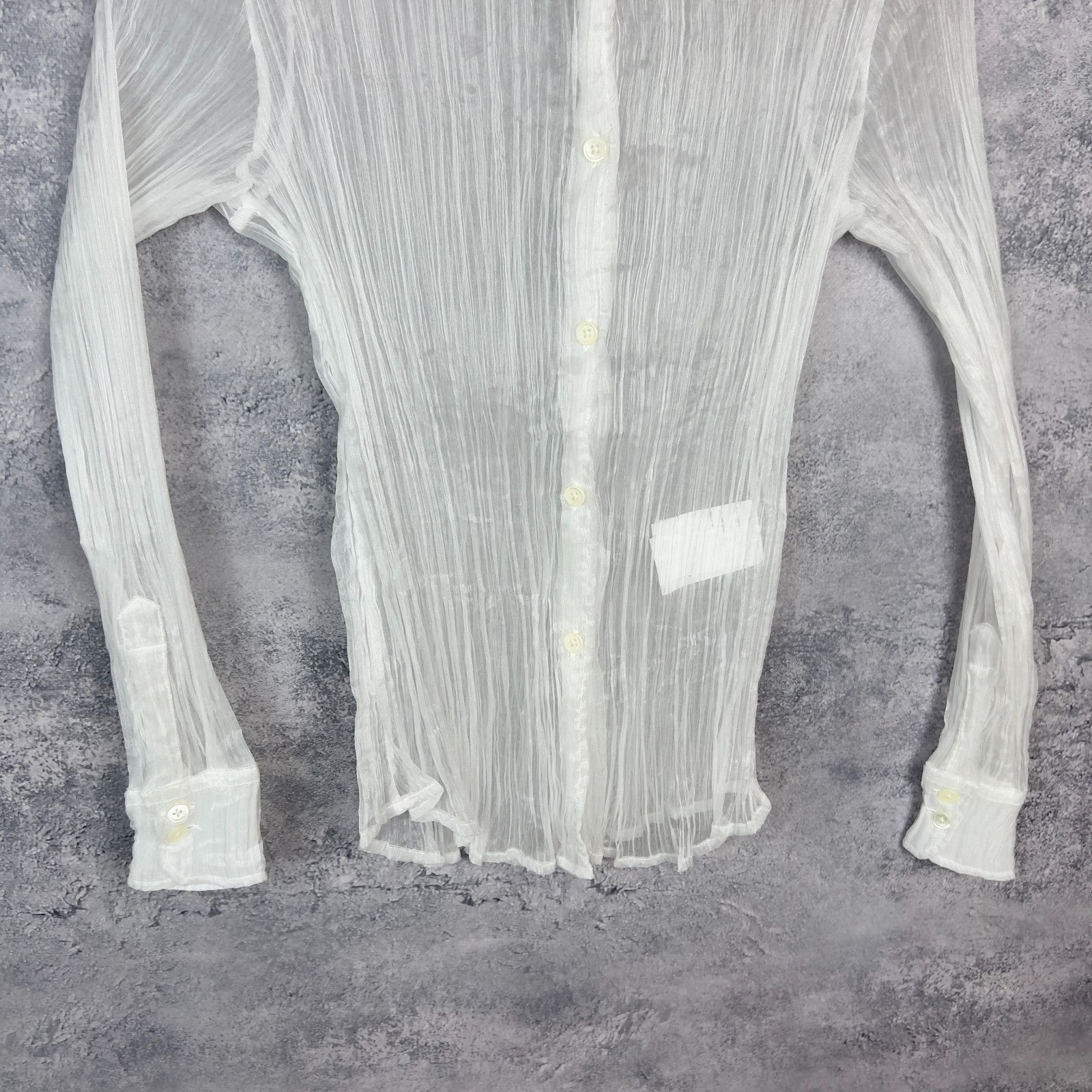 Our Legacy Our Legacy Blouse Women's Size 34 White Polymide ` Size XXS / US 00 / IT 34 - 3 Thumbnail