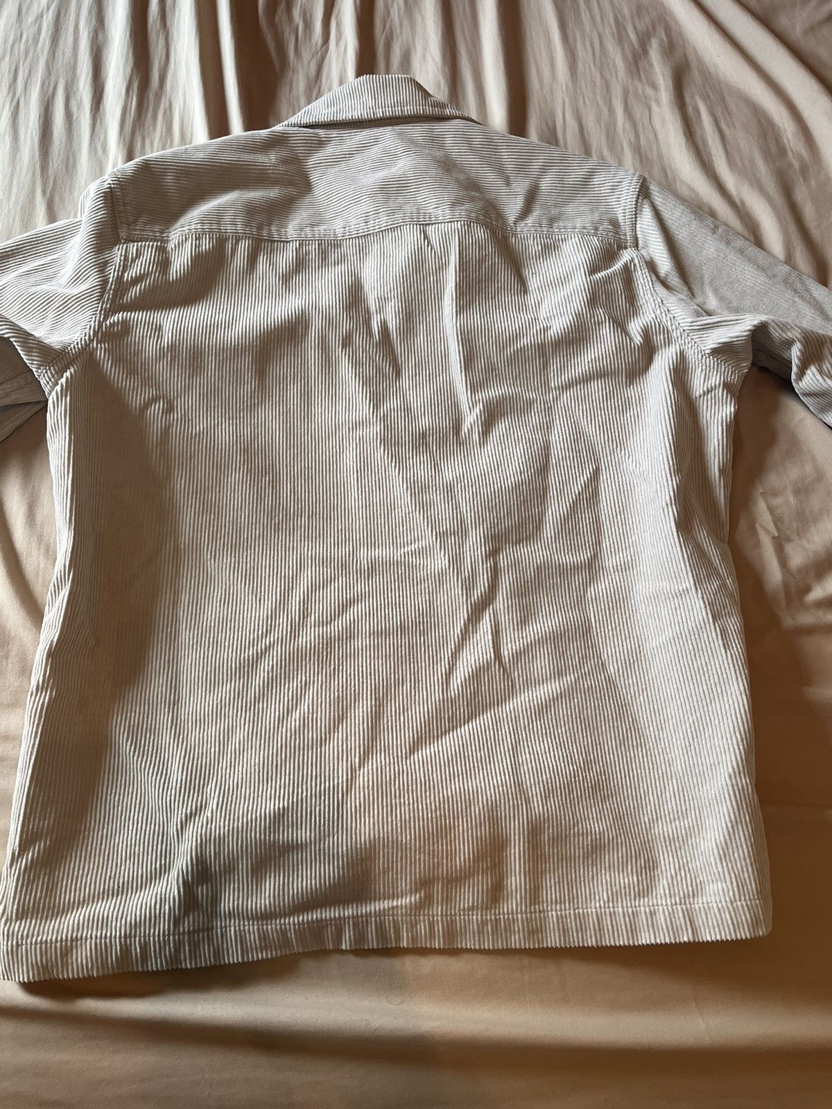 H&M H&M Beige/Cream Corduroy Jacket Size US M / EU 48-50 / 2 - 4 Thumbnail