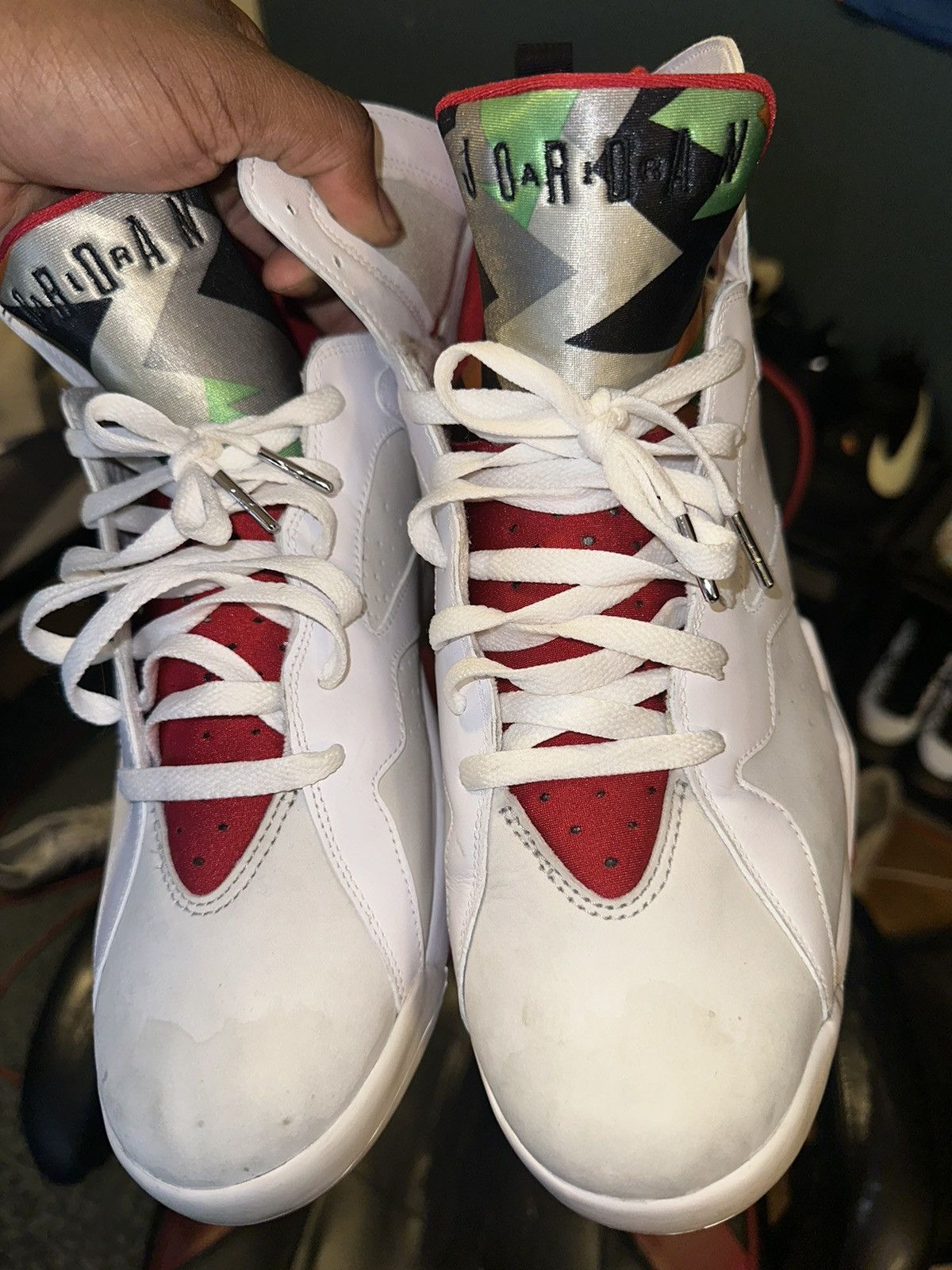 image of Jordan Nike Cdp Hare 7 Jordan Shoes in White, Men's (Size 13)