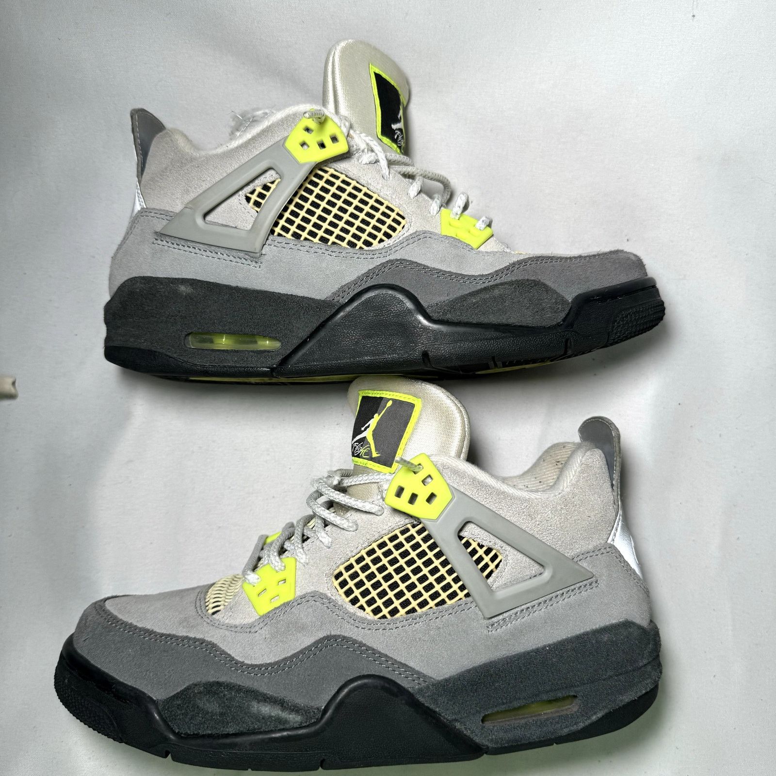 Jordan Brand × Nike Size 6.5 - Nike Air Jordan 4 Retro SE GS Neon 95 Men's Shoes Size US 6.5 / EU 39-40 - 2 Thumbnail