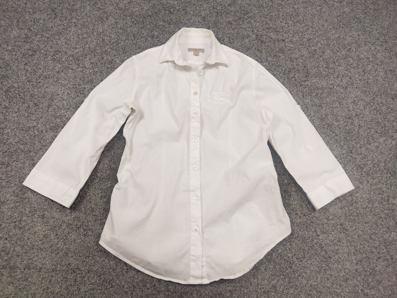 Burberry Vintage Burberry Brit Logo button-down 3/4 sleeves shirt Size XS / US 0-2 / IT 36-38 - 3 Thumbnail