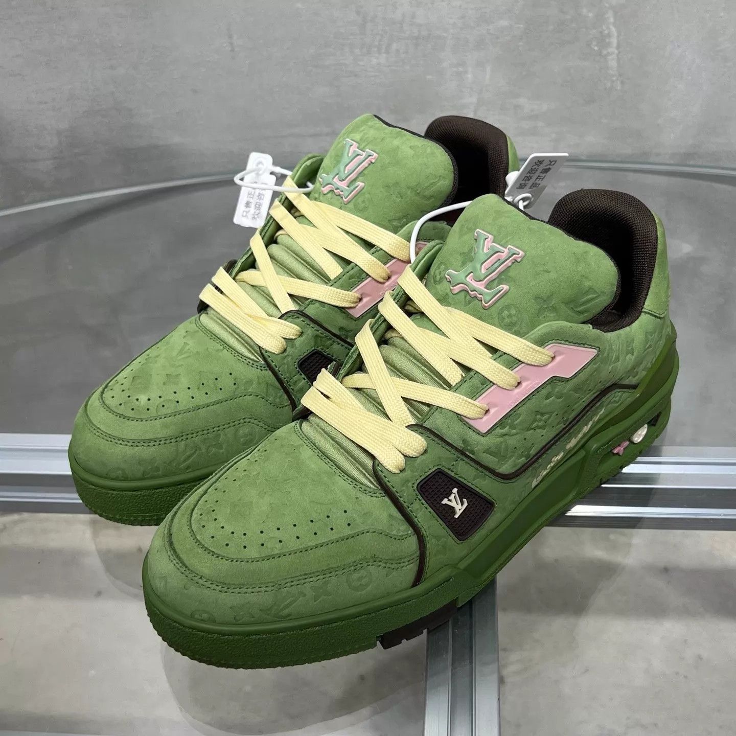 Louis Vuitton LV Trainer x Tyler Avocado Green UK5 (39) Size US 6 / EU 39 - 2 Thumbnail