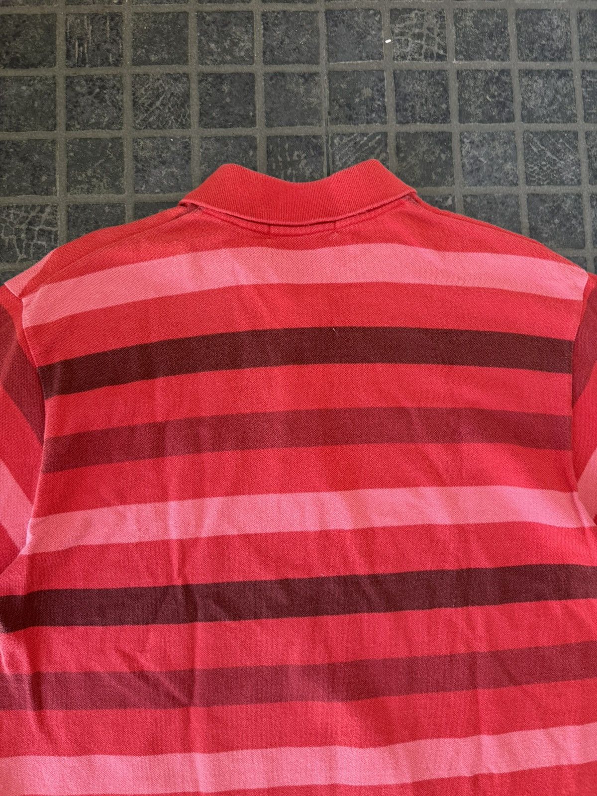 Bape A BATHING APE (BAPE) STRIPED POLO SHIRT Size US L / EU 52-54 / 3 - 5 Thumbnail
