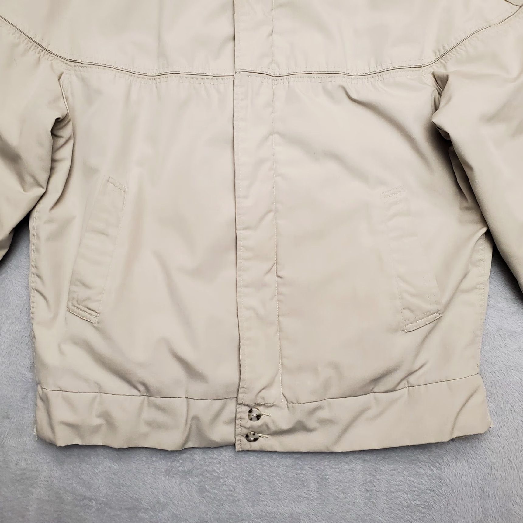 Vintage Vintage Brent Jacket Mens S Khaki Bomber Sherpa Lined Full Zip Outdoor Casual Size US S / EU 44-46 / 1 - 2 Thumbnail