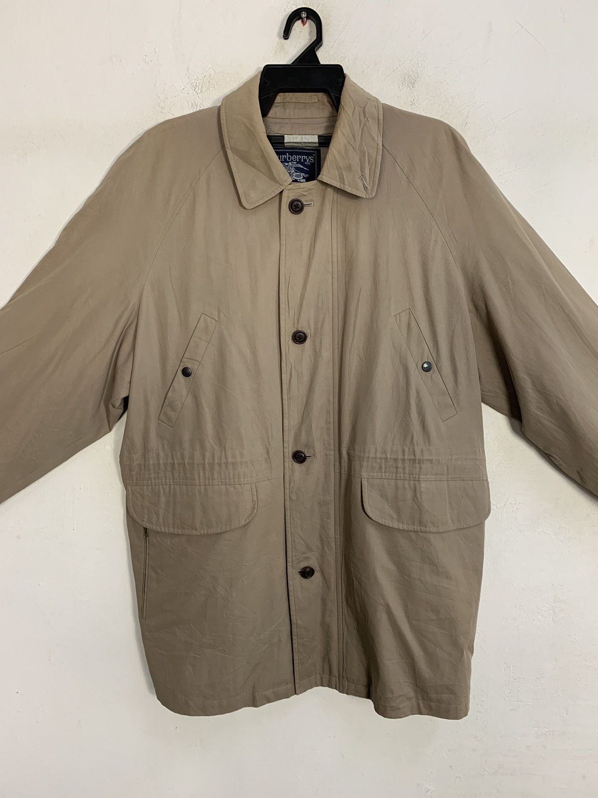 Burberry Vintage Burberrys Trench Military Brit Jacket Parka Size US L / EU 52-54 / 3 - 2 Thumbnail