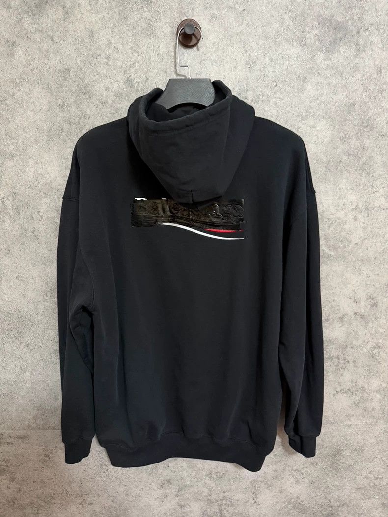 Balenciaga Balenciaga Coca-Cola Tape Embroidery Logo Sweatshirt Hoodi Size US L / EU 52-54 / 3 - 5 Thumbnail
