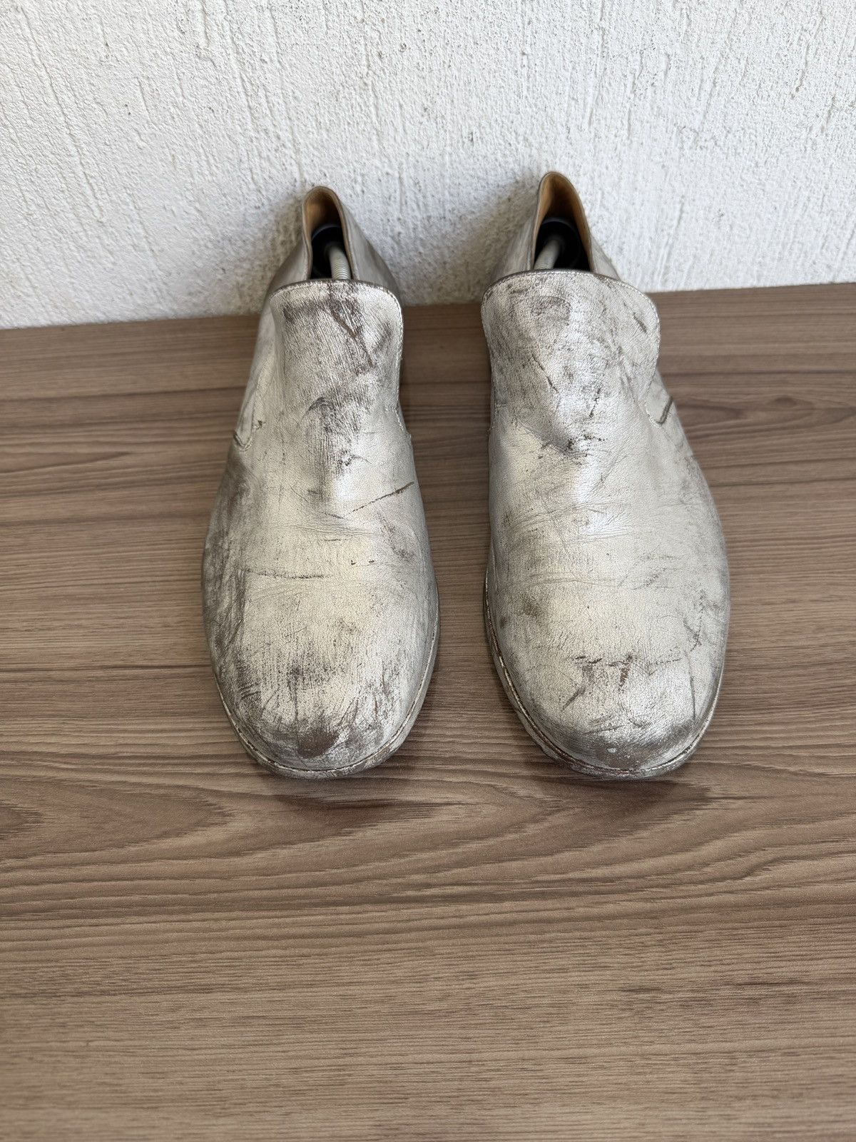 Maison Margiela Extremely rare🔥❗️Distressed painted loafers Size US 9 / EU 42 - 3 Thumbnail