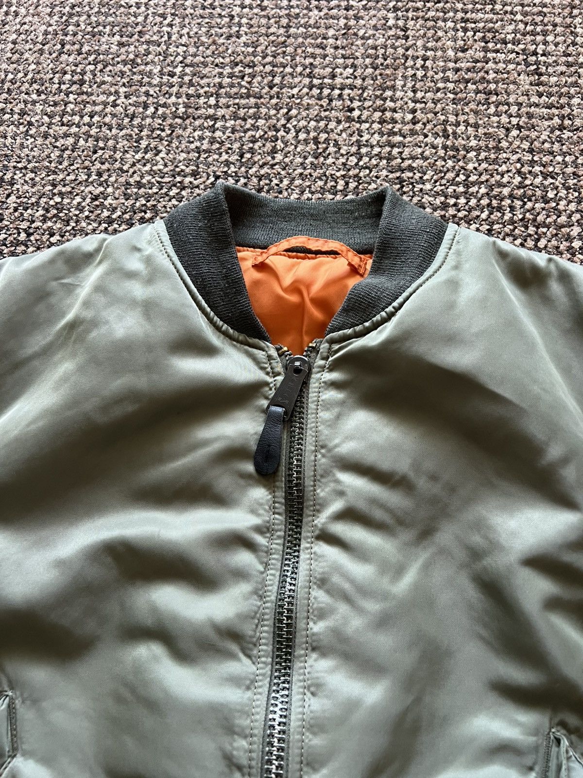 Alpha Industries Vintage Alpha Industries USAF MA-1 Reversible Bomber Jacket Size US M / EU 48-50 / 2 - 9 Thumbnail