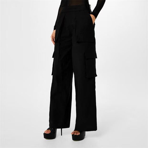 Alexander Wang o1g2r1mq0824 Cargo Rave Pants in Black Size 27" / US 4 / IT 40 - 3 Thumbnail