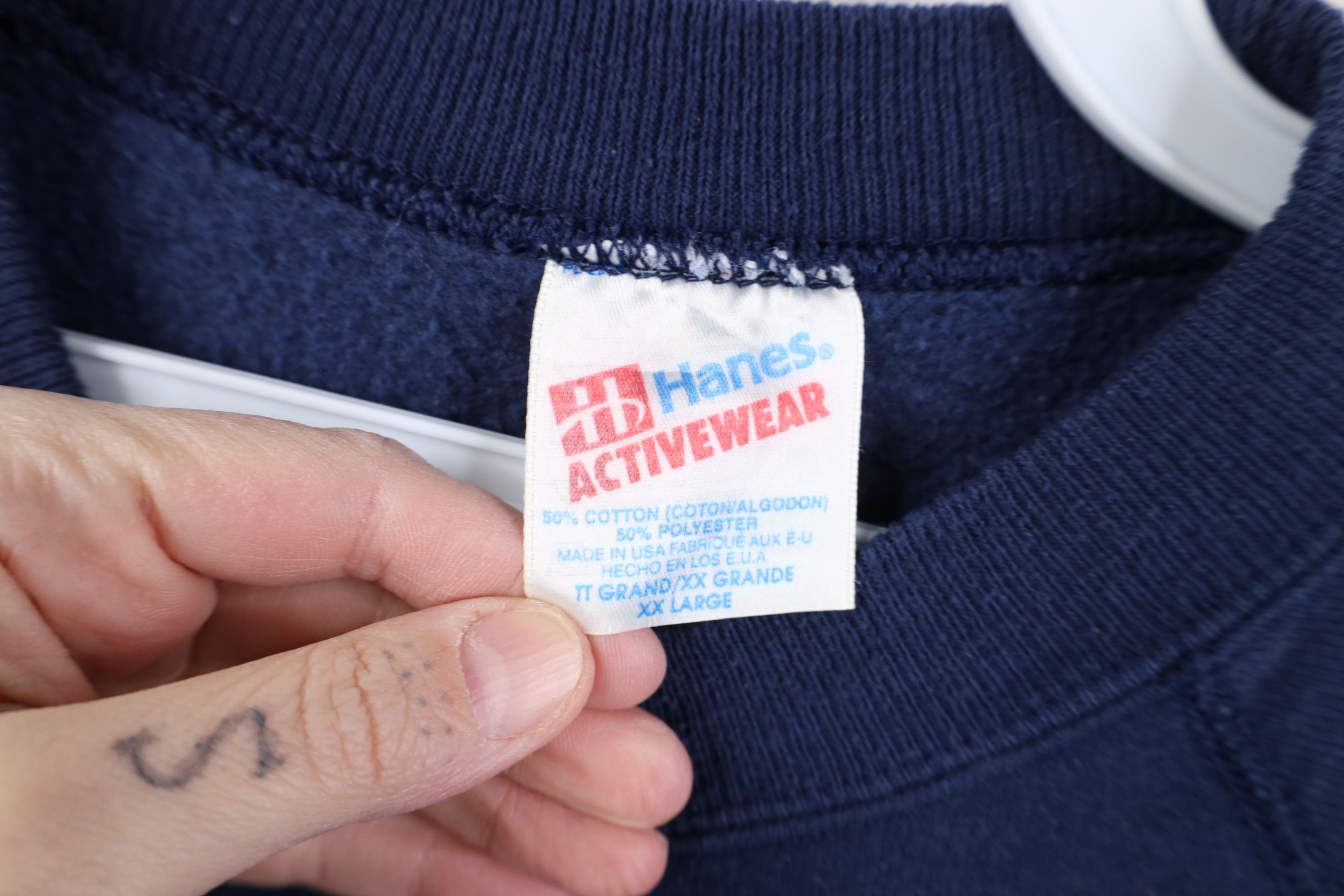 Vintage Vintage 80s 90s Streetwear Raglan Crewneck Sweatshirt USA Size US XXL / EU 58 / 5 - 4 Thumbnail