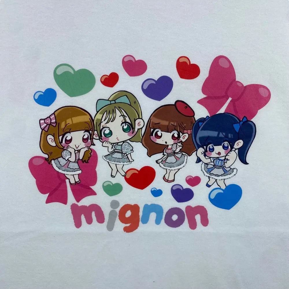 Anime Girls Idol MIGNON Anime Tee Shirt Large Size Size US L / EU 52-54 / 3 - 2 Thumbnail