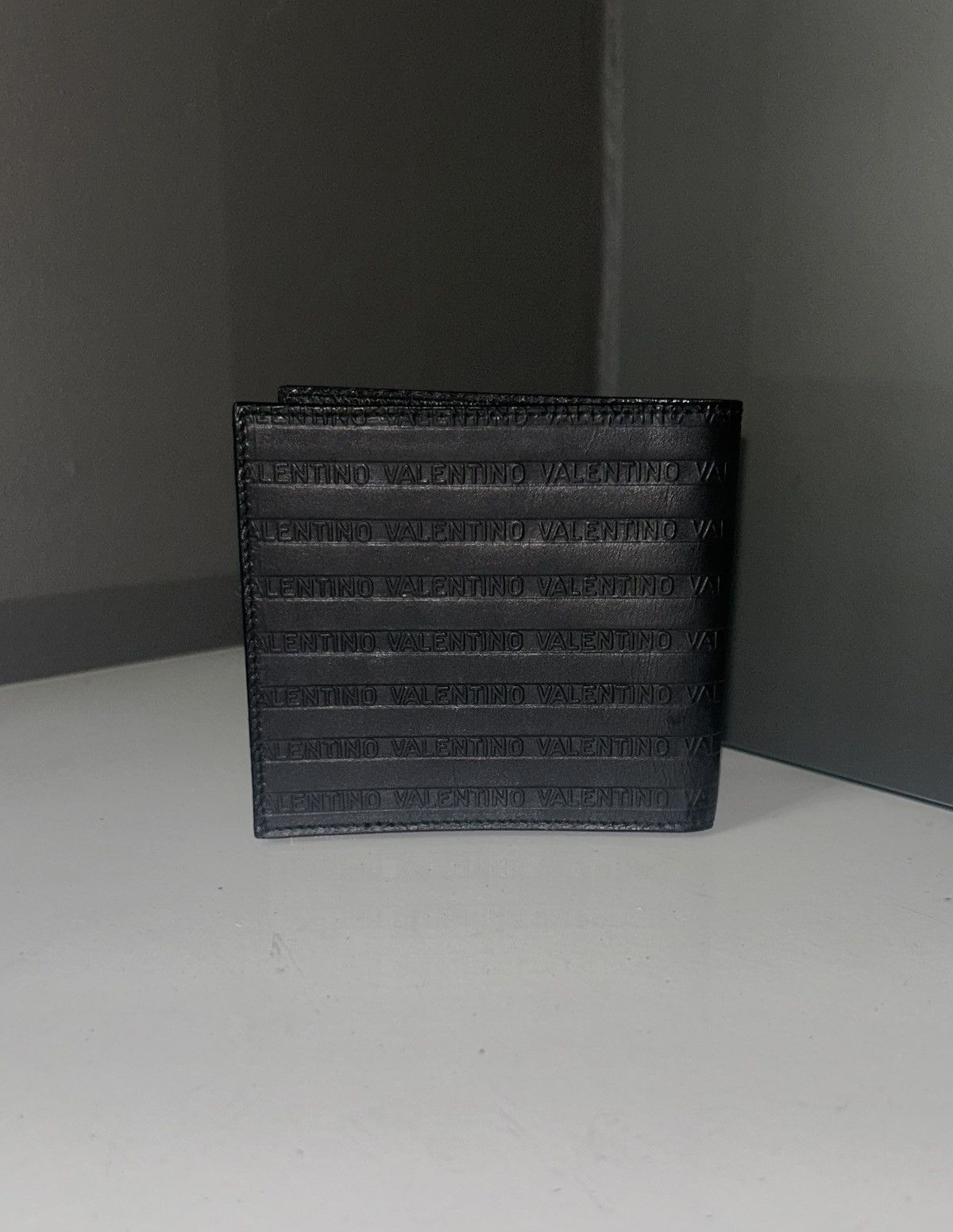 Mario Valentino Mario Valentino Black All Over Print Bifold Wallet Size ONE SIZE - 6 Thumbnail