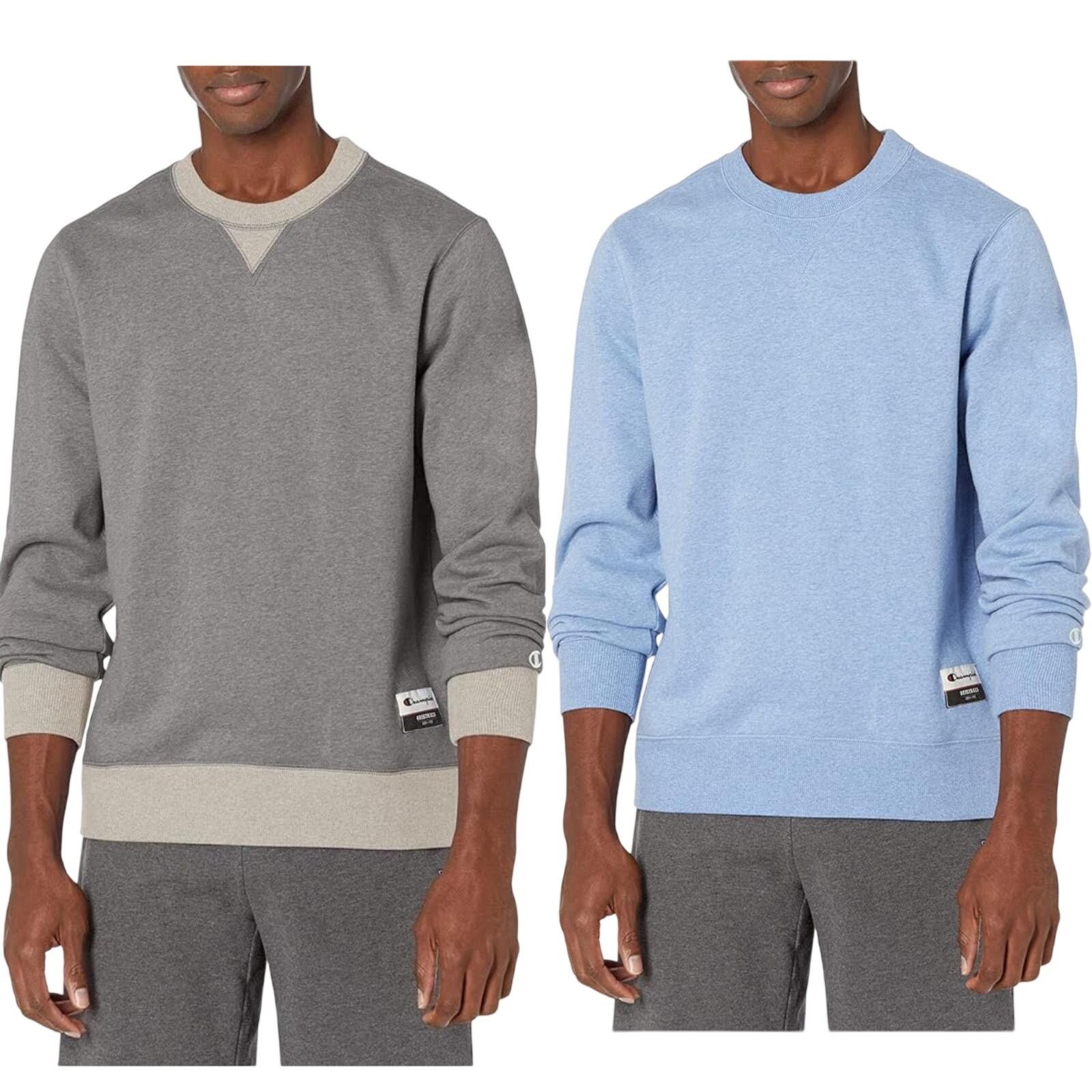 Champion 2 New Champion Mens Small Sueded Fleece Pullover Sweatshirts Size US S / EU 44-46 / 1 - 1 Thumbnail