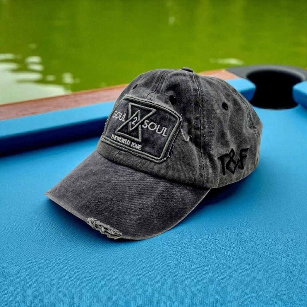 Other Soul 2 Soul World Tour Hat Tim McGraw Faith Hill Gray Distr Size ONE SIZE - 1 Thumbnail